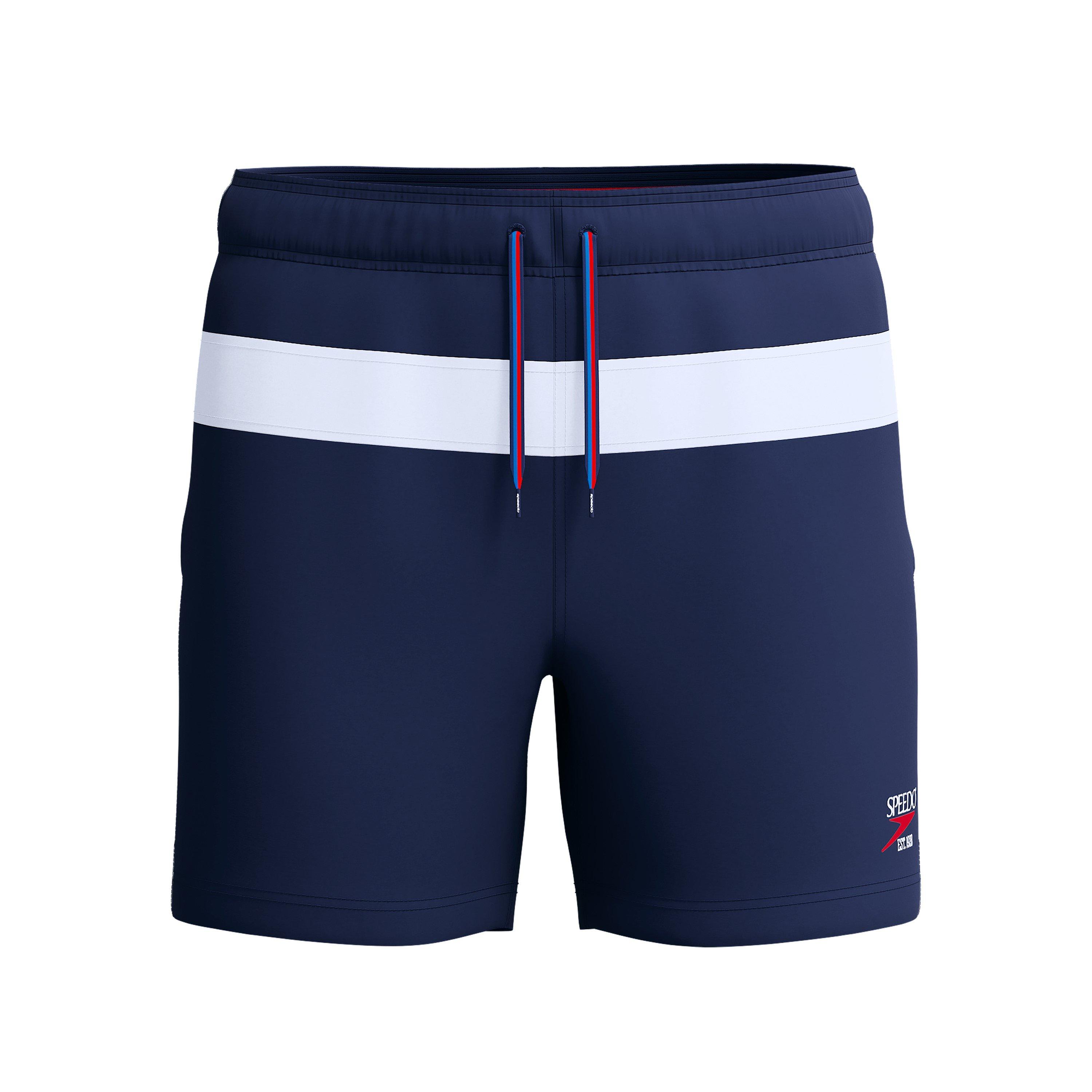 Peacoat - Speedo - Jetstream Retro Colorblock Volley Swim Trunks - 4