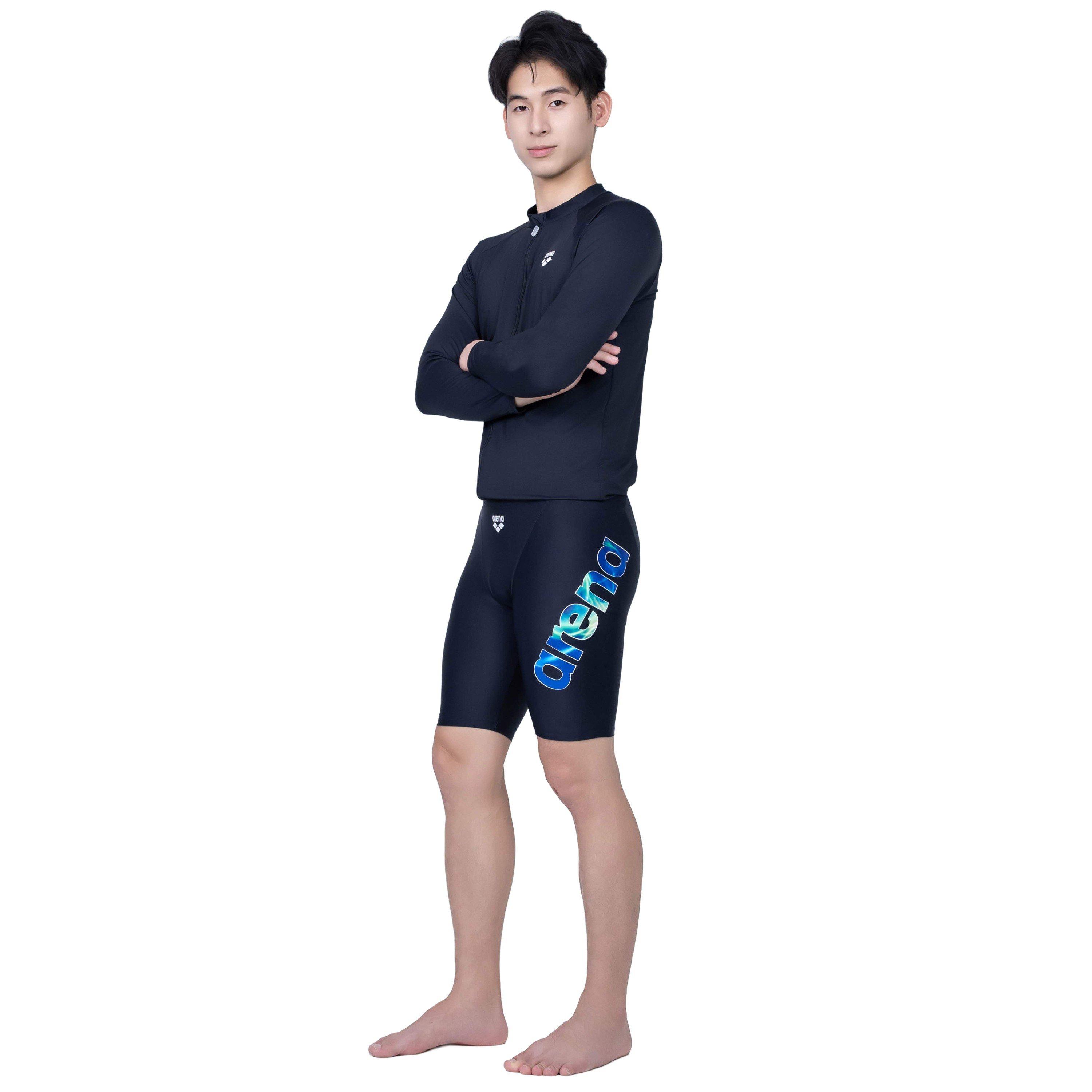 Black/Blue - Arena - Men's 42cm Jammers - 5