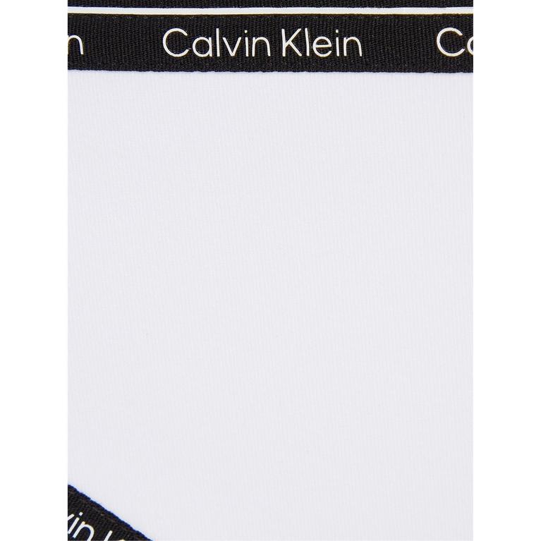 Blanc classique - Calvin Klein Underwear - HIGH LEG CHEEKY BIKINI - 5