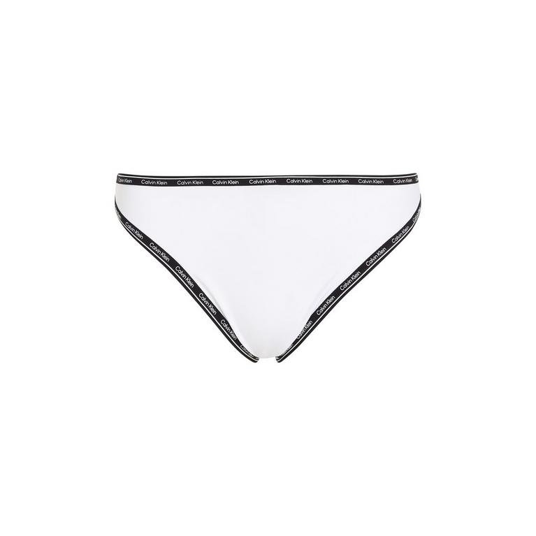 Blanc classique - Calvin Klein Underwear - HIGH LEG CHEEKY BIKINI - 6