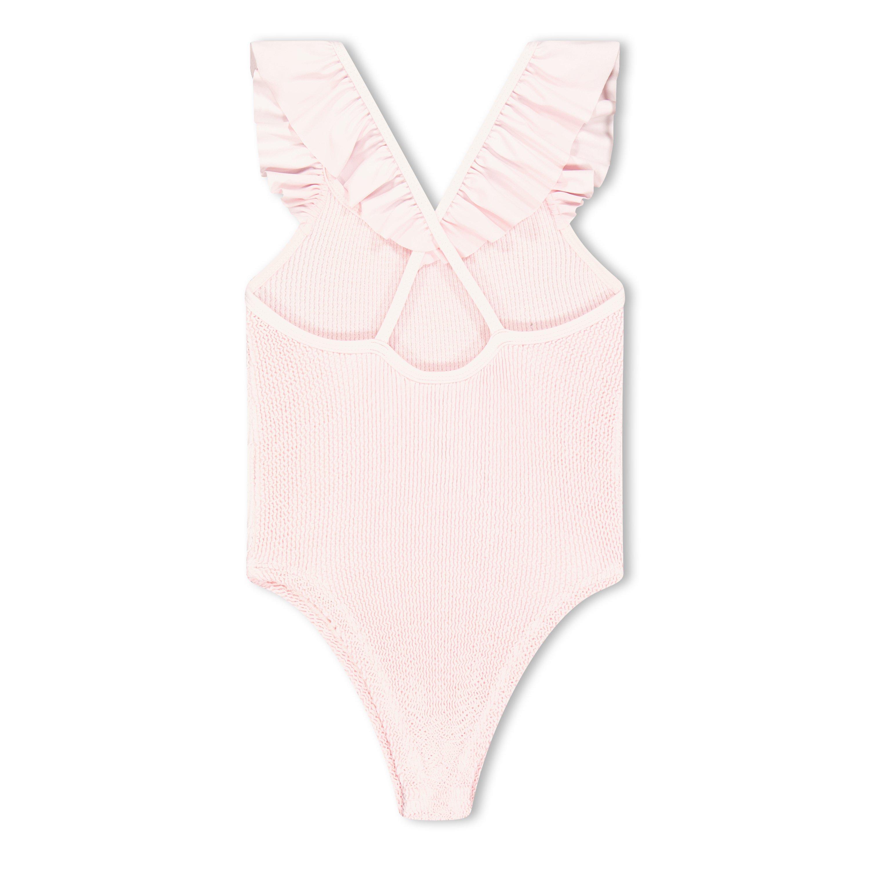 Ballet Pink - Hunza G - Kids' Charlie Swim Scoop Neck Swimsuit - 2