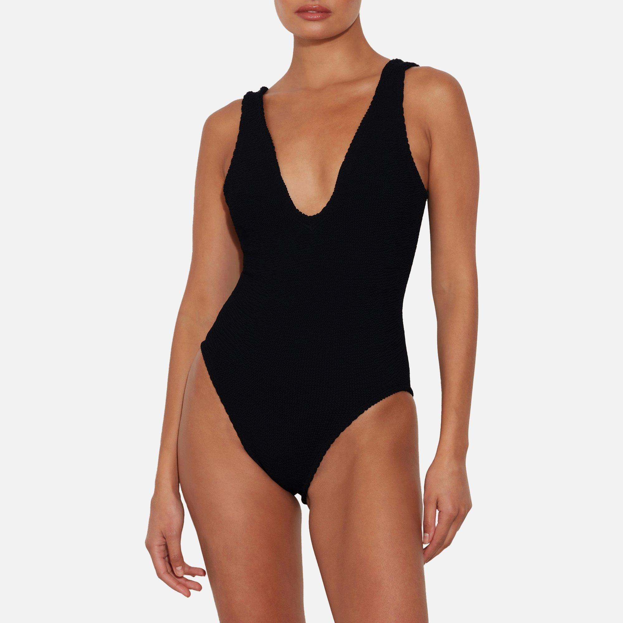 Black - Hunza G - Women's GSadie Swim One Piece Swimsuit - 1