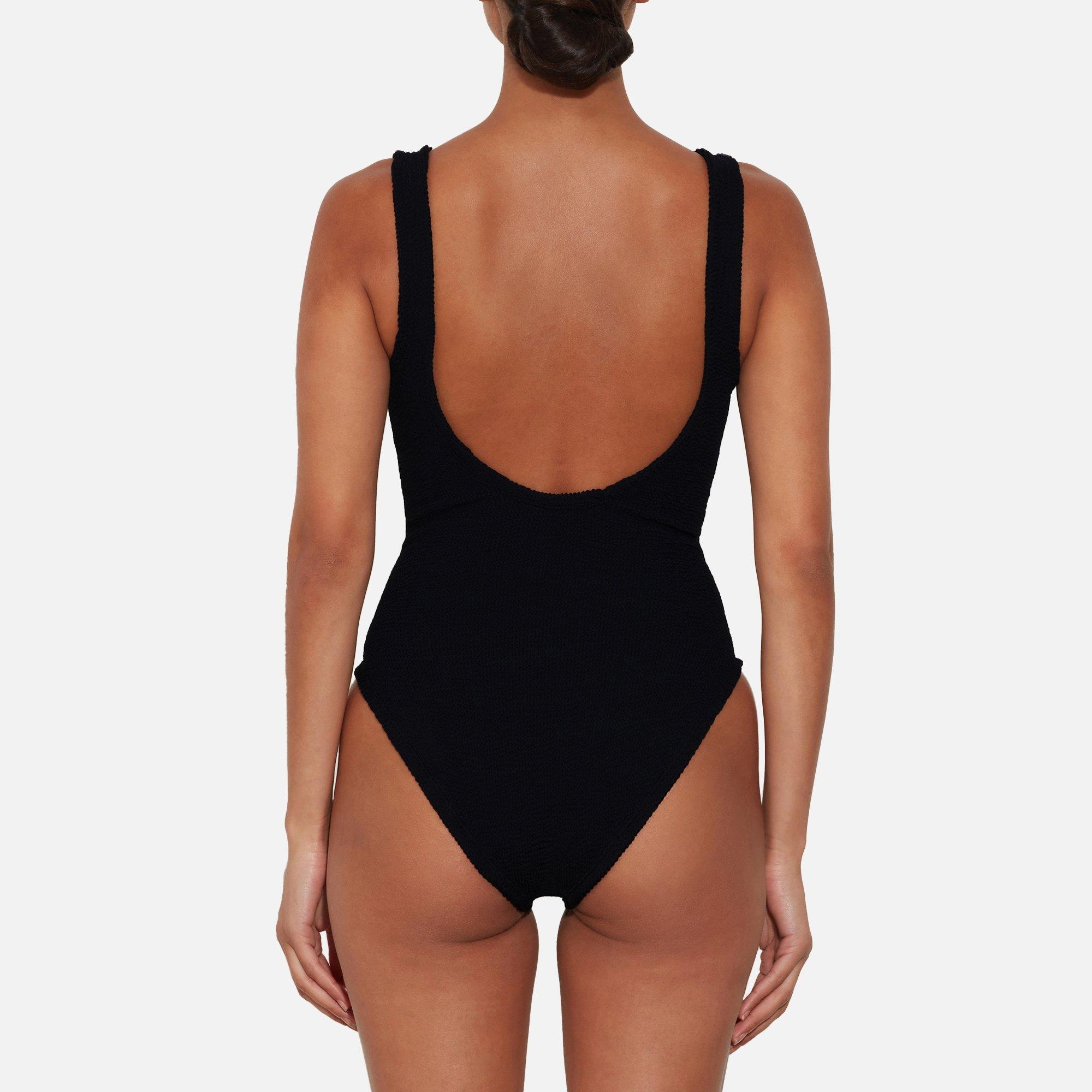 Black - Hunza G - Women's GSadie Swim One Piece Swimsuit - 2