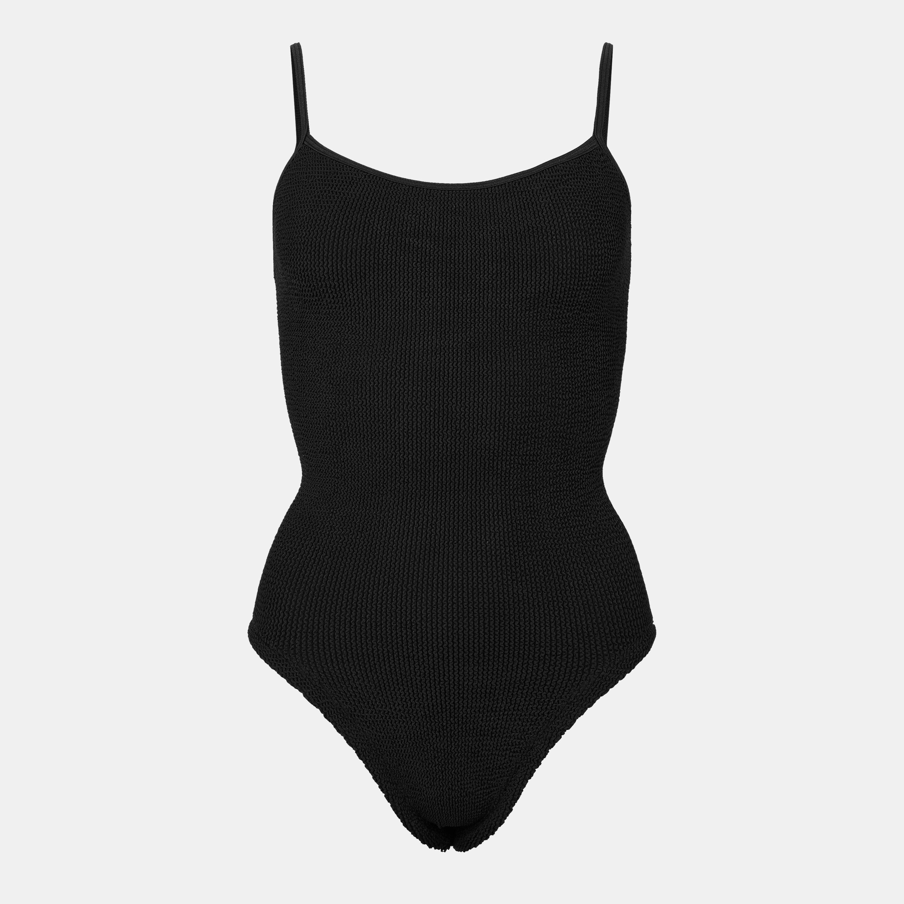 Crinkle Black - Hunza G - Hunza G Pamela Swim  Ld99 - 1