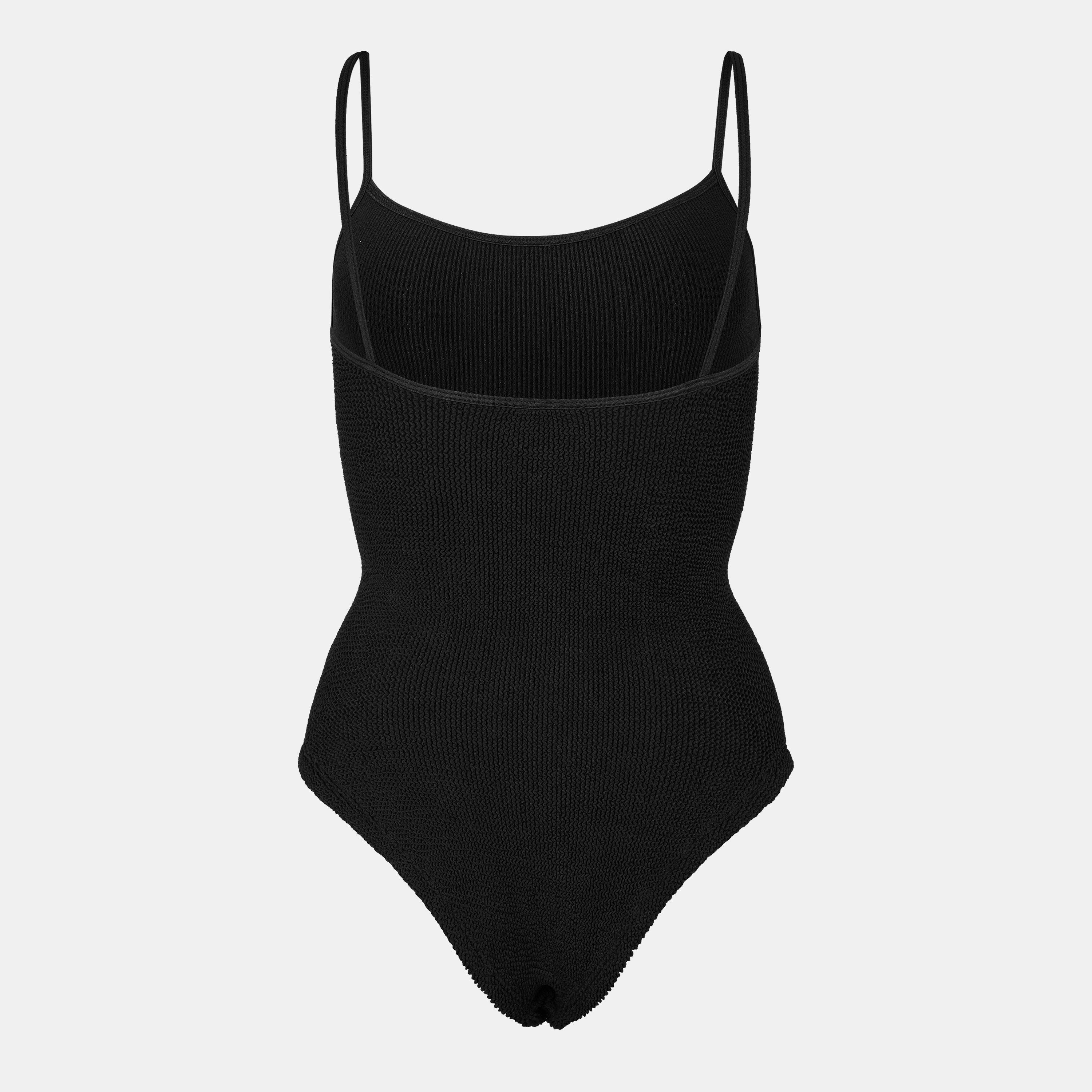 Crinkle Black - Hunza G - Hunza G Pamela Swim  Ld99 - 2
