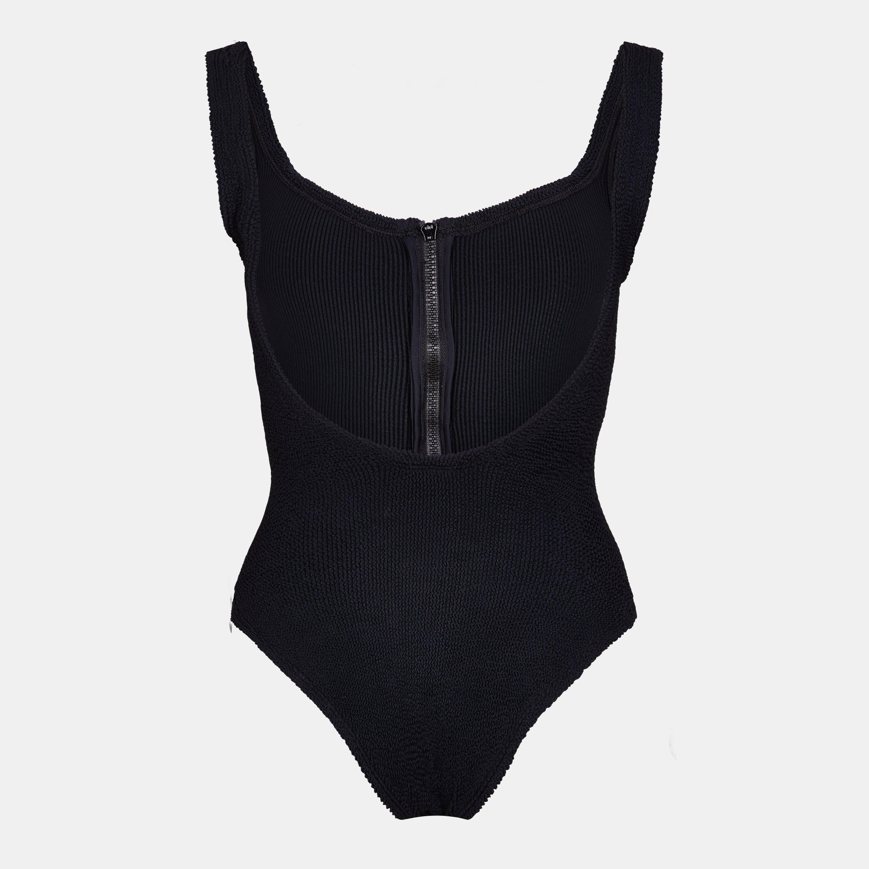  Black - Hunza G - Women's Dals Swim One Piece Swimsuit - 2