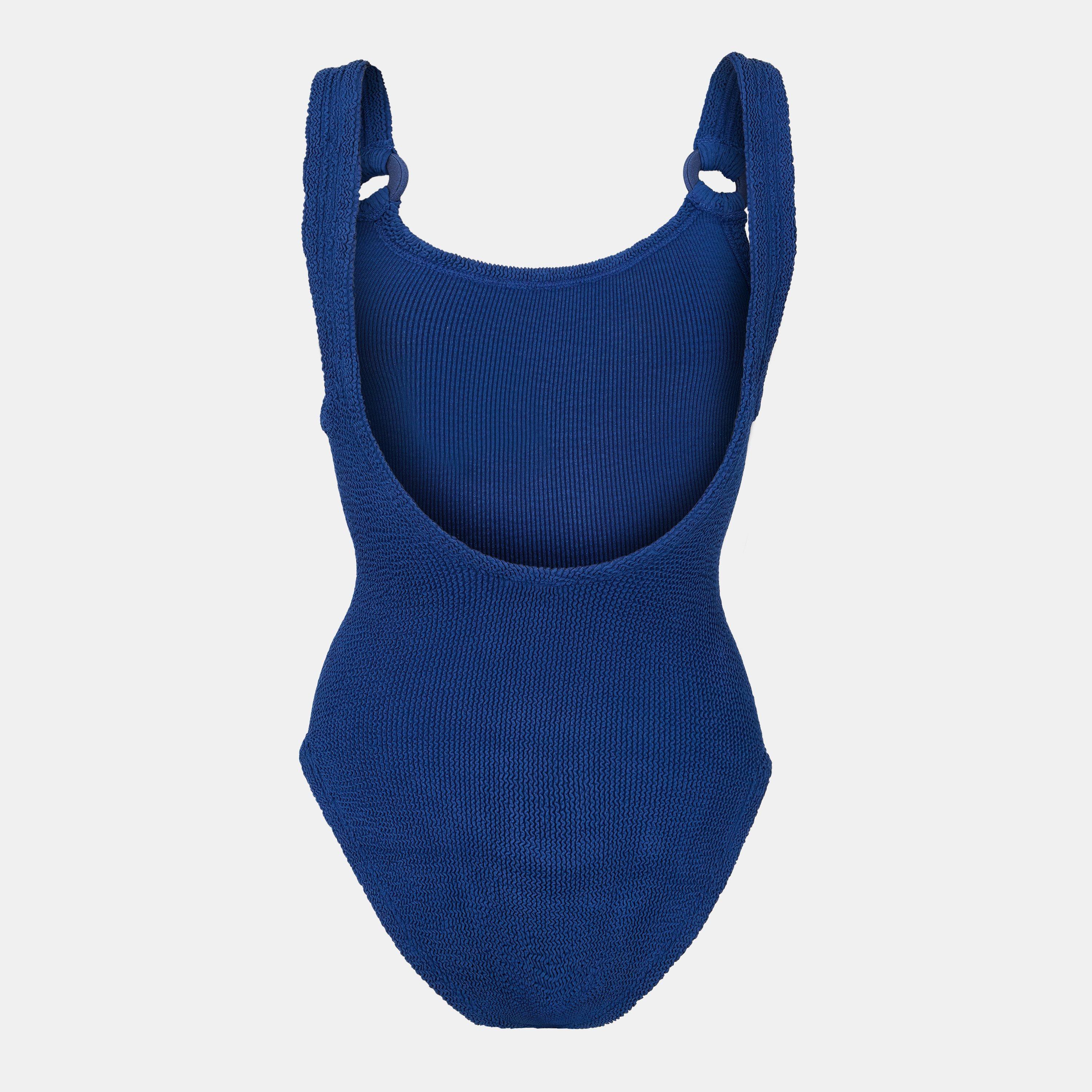  Navy - Hunza G - Women's Dmno Swim One Piece Swimsuit - 2