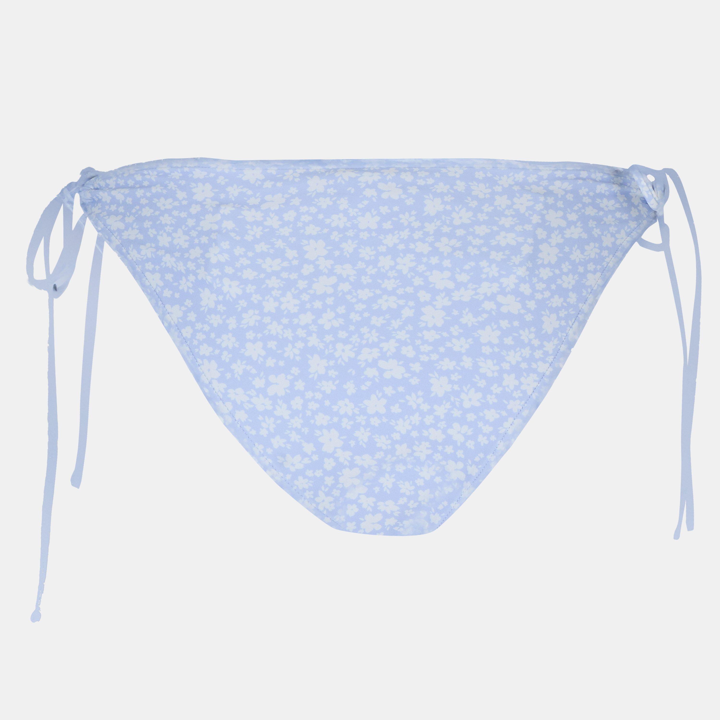Blue Ditsy - Jack Wills - JW Loop Tie Side Bikini Bottoms - 2