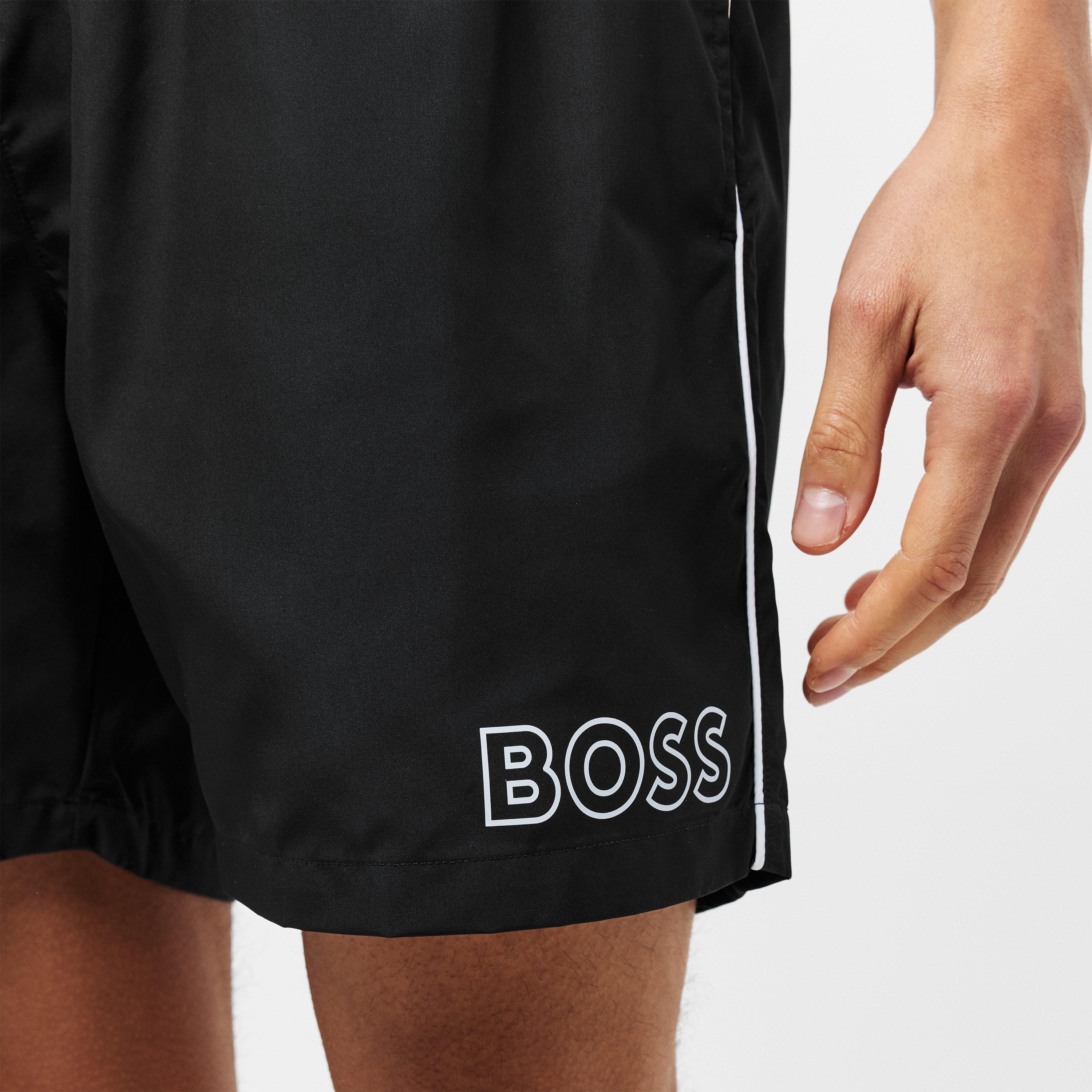 Black - Boss - Men's Starfish Bm Swim Shorts - 5