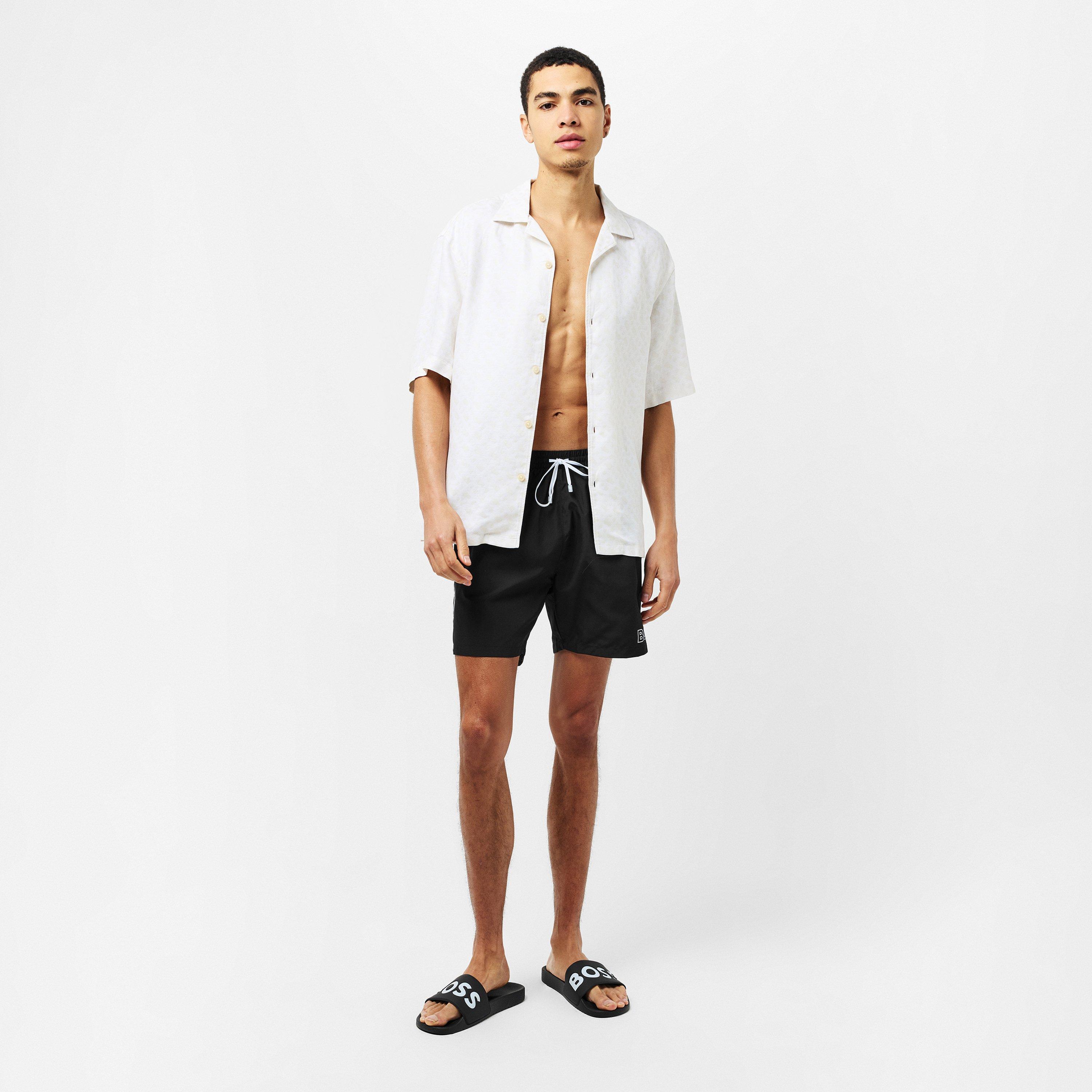 Black - Boss - Men's Starfish Bm Swim Shorts - 6