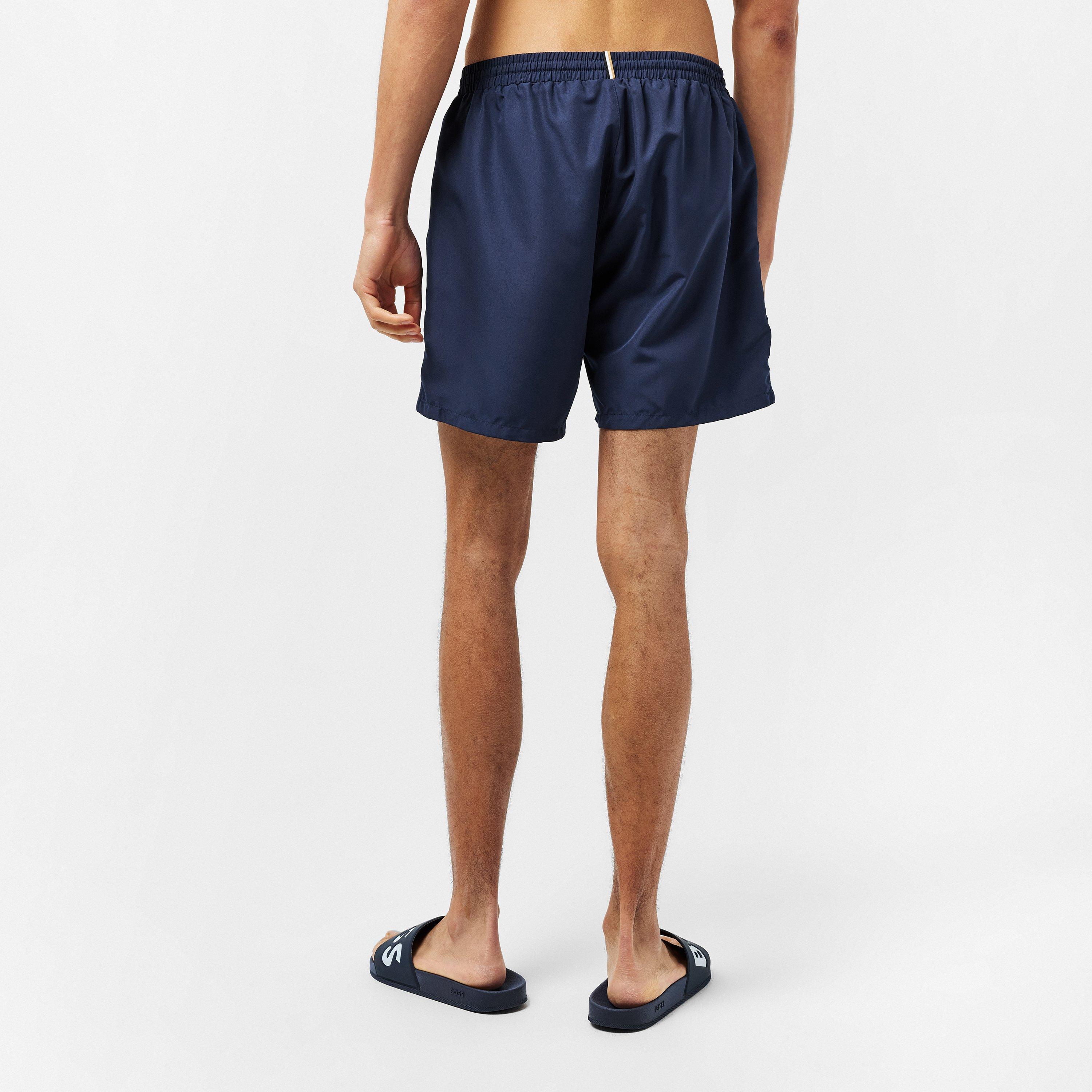 Dark Blue - Boss - Mens BOSS BLACK Starfish Swim Shorts - Modern Fit - 4