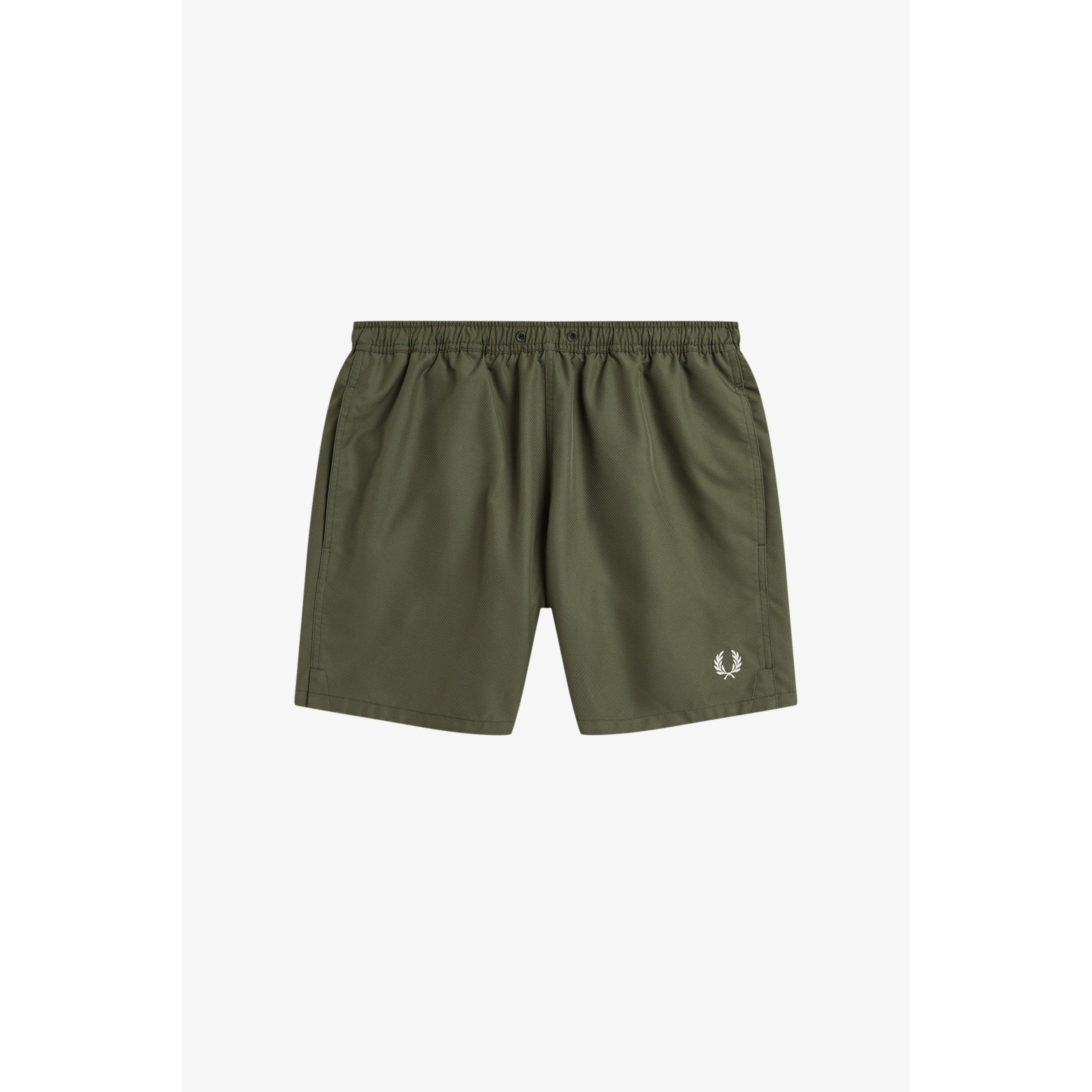 Fred Perry Men's Swim Shorts - Wrth Green X21 - M