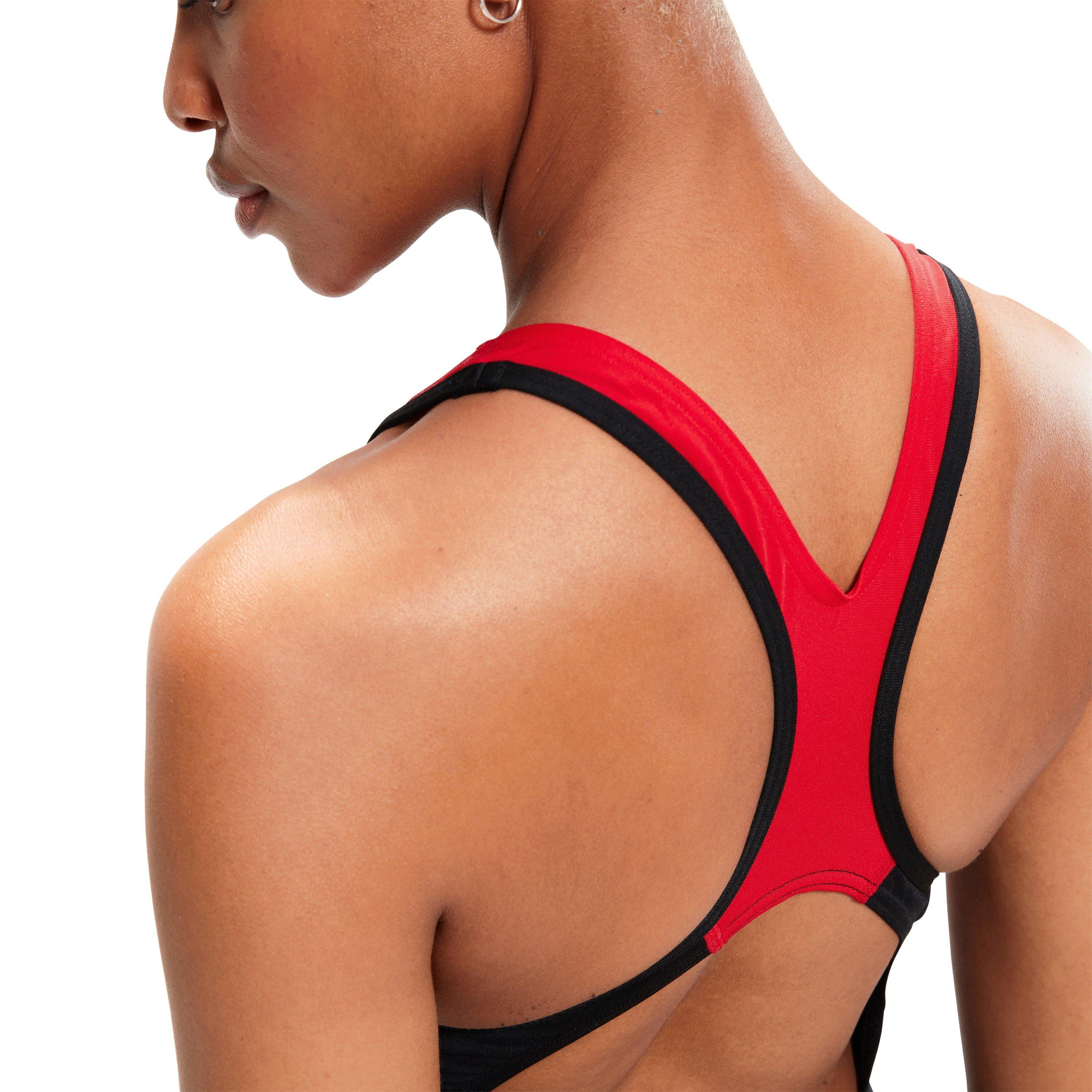 Zwart/Rood - Speedo - One Piece Swimsuit - 5