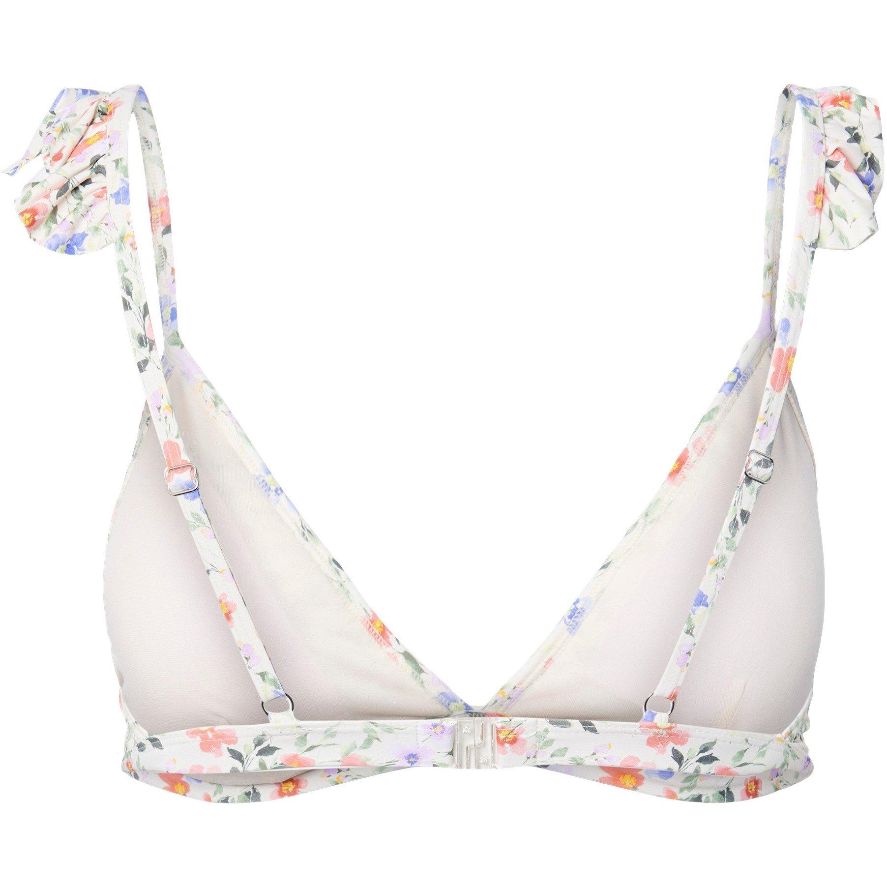 Fumée blanche - Pieces - Women's Floral Print Frill Plunge Swimsuit - 2