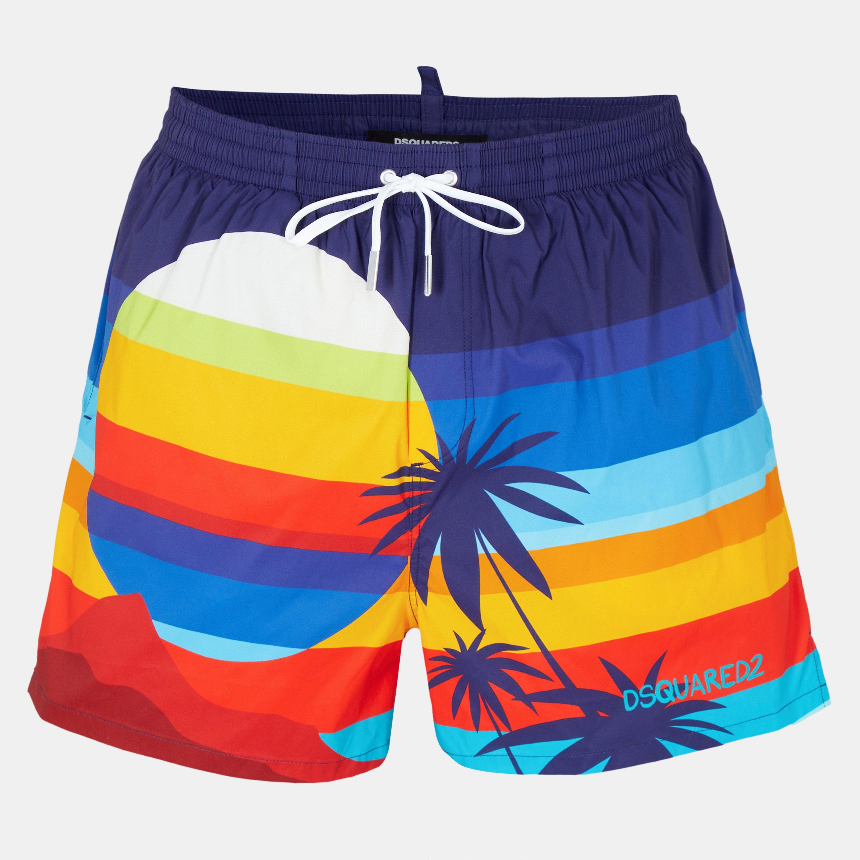Mix Colours - DSquared2 - Men's Sunset Quick Dry Tailored Fit Swim Shorts - 1