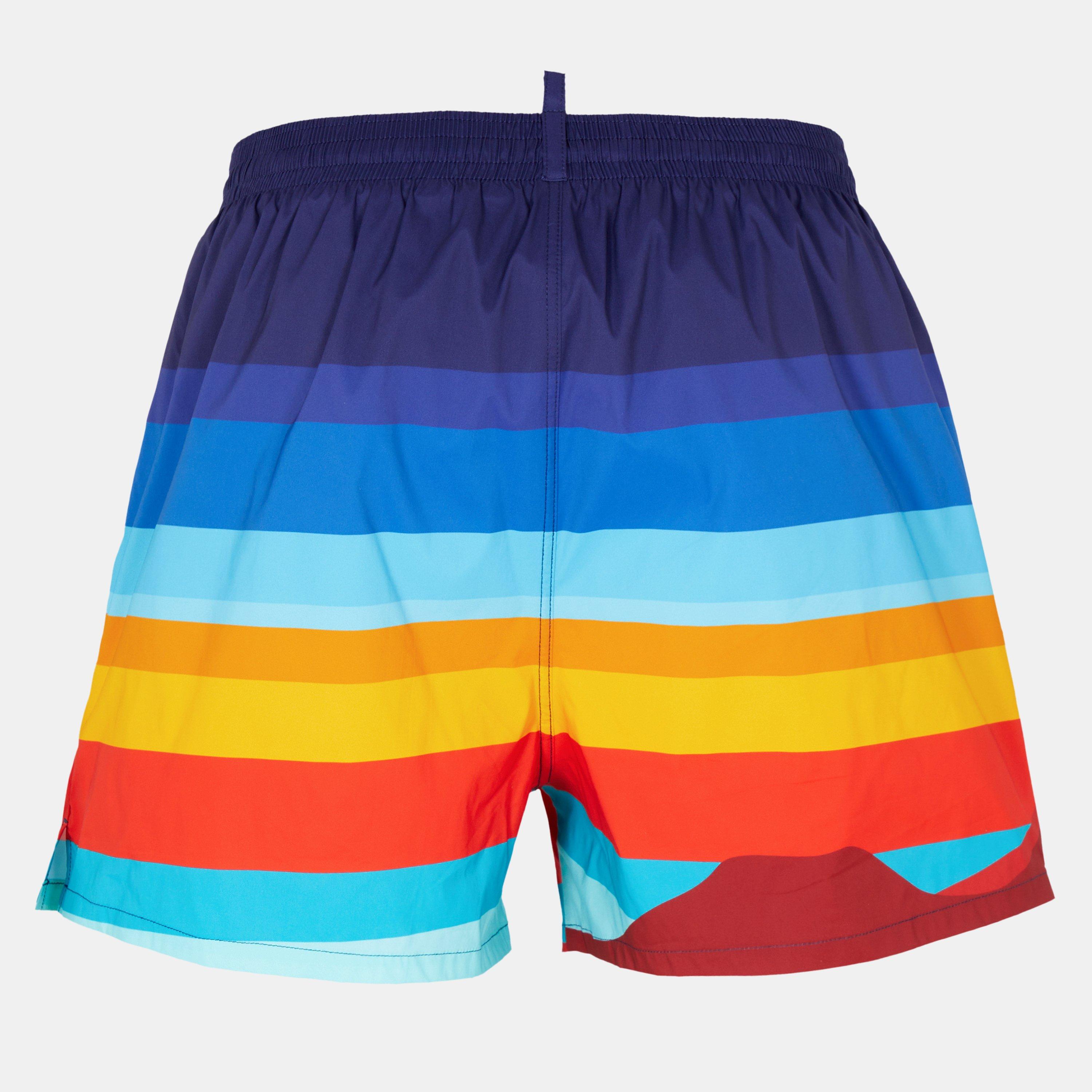 Mix Colours - DSquared2 - Men's Sunset Quick Dry Tailored Fit Swim Shorts - 2
