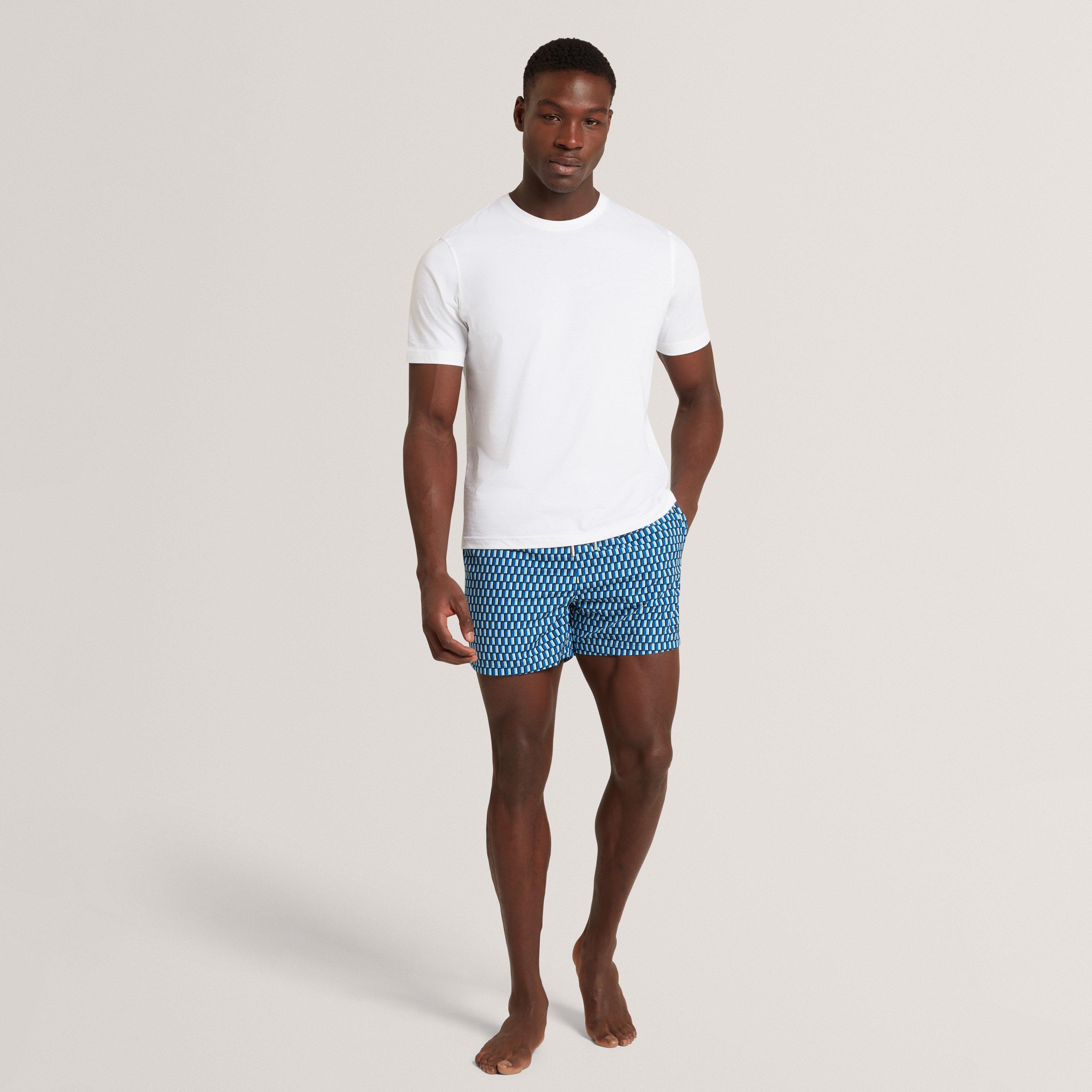 Azul brillante - Ted Baker - Ted Baker Printed Swim Short - 6