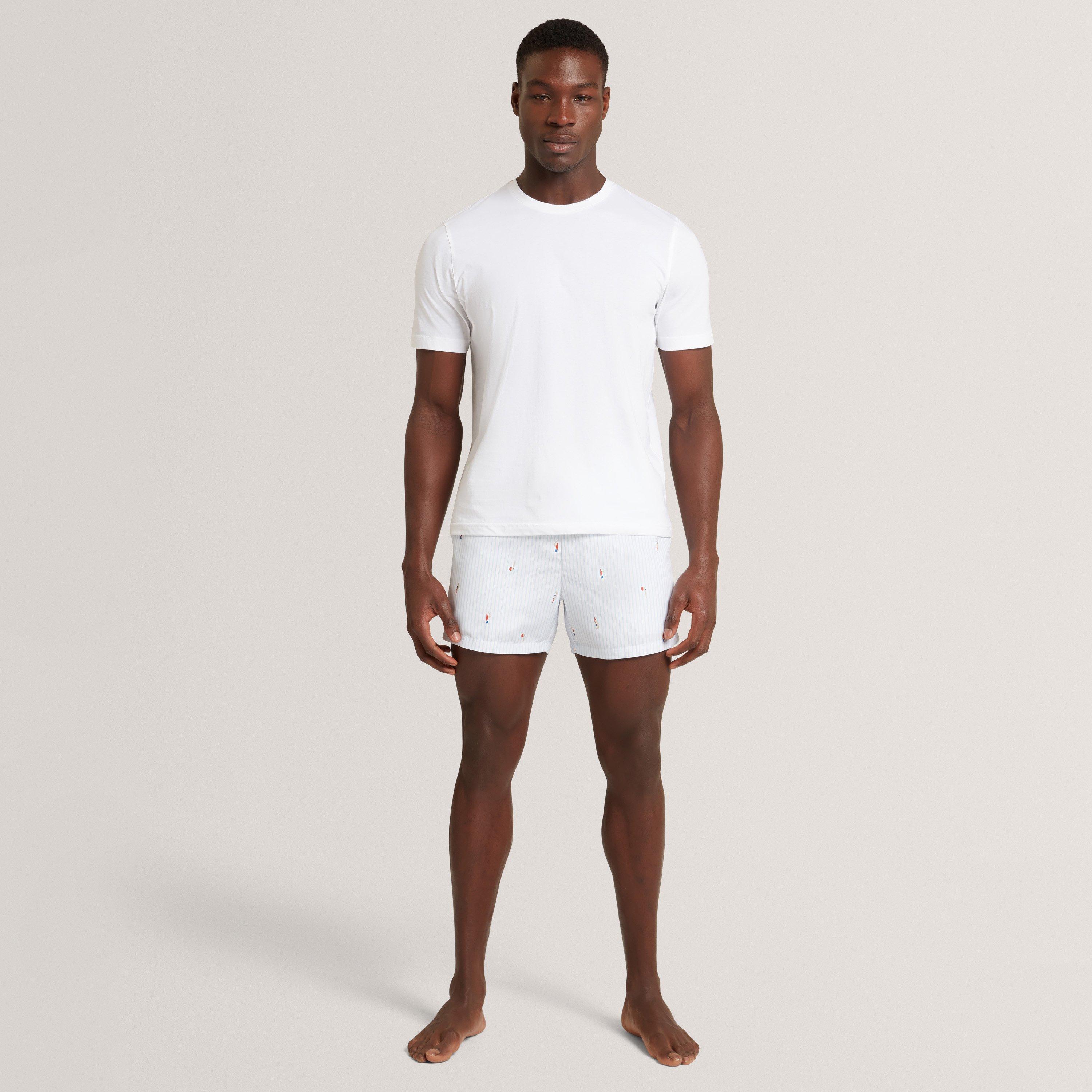 Blue - Ted Baker - Ted Baker Stripe Swim Short - 6