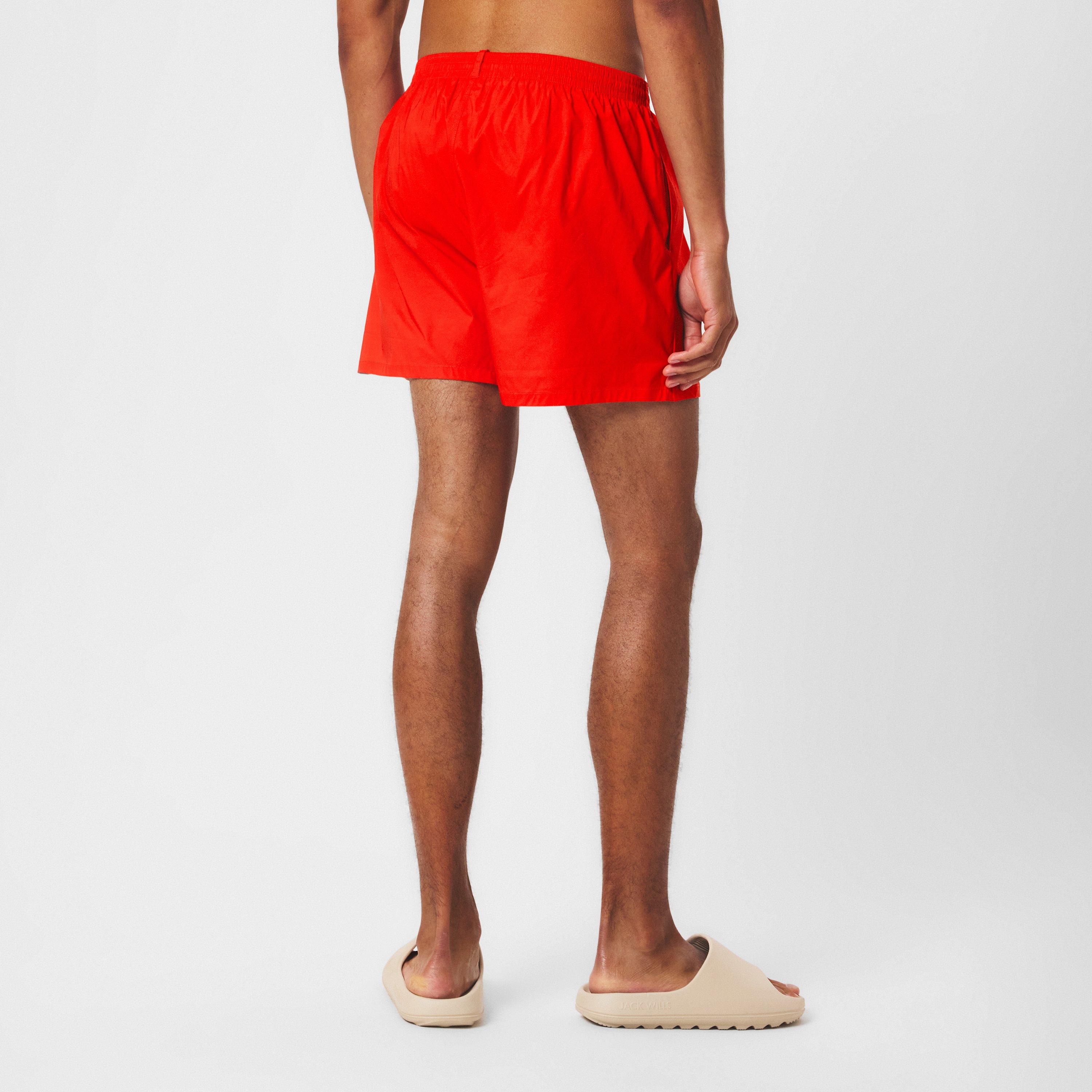 Coral - DSquared2 - Men's DSQ Logo Quick Dry Swim Shorts - 4