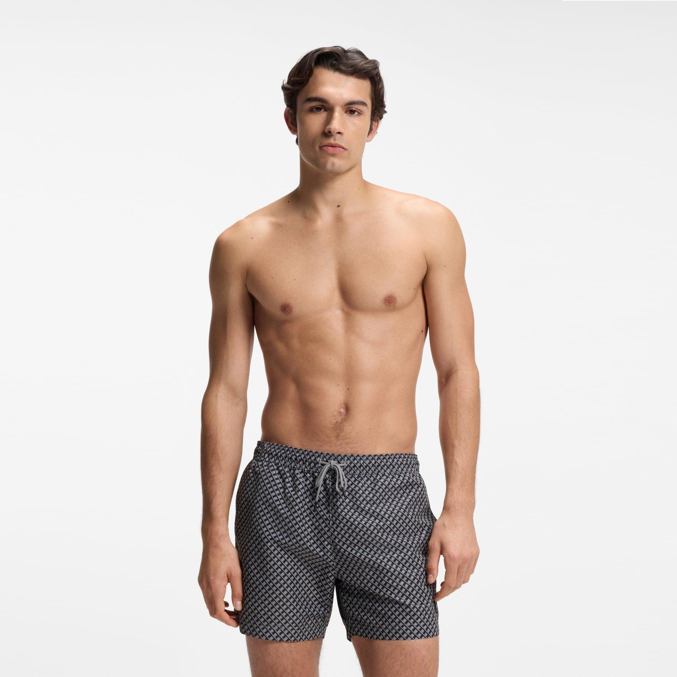 Dark Grey 079 - Boss - Men's Swim Shorts - 2