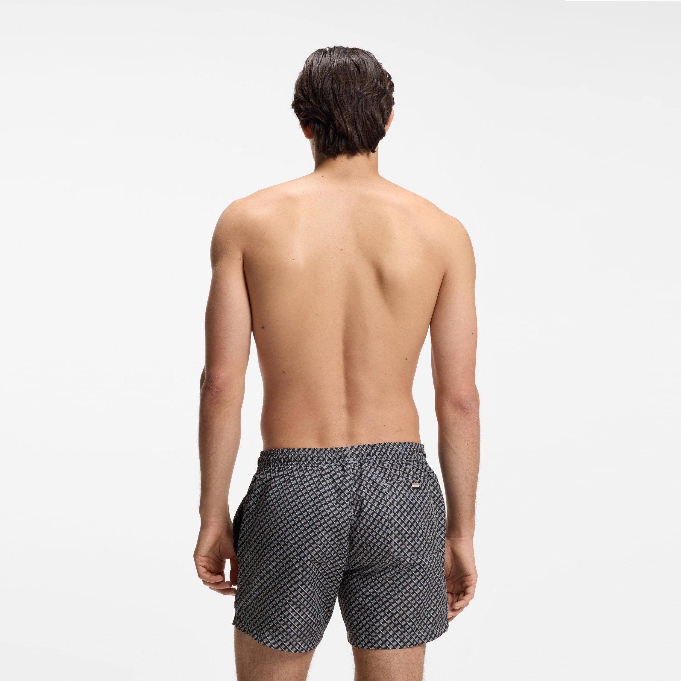 Dark Grey 079 - Boss - Men's Swim Shorts - 3