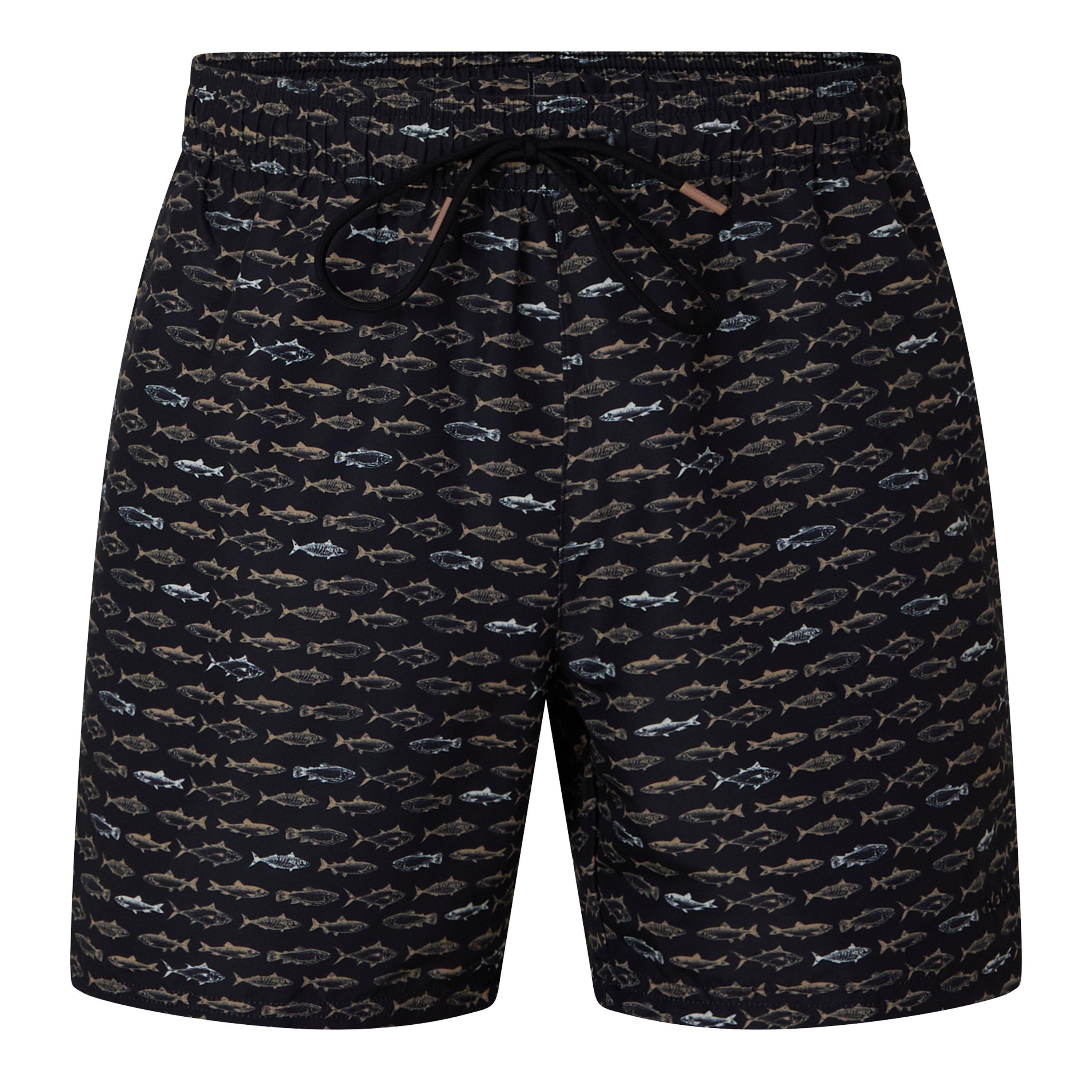 Black 001 - Boss - Men's Swim Shorts - 1