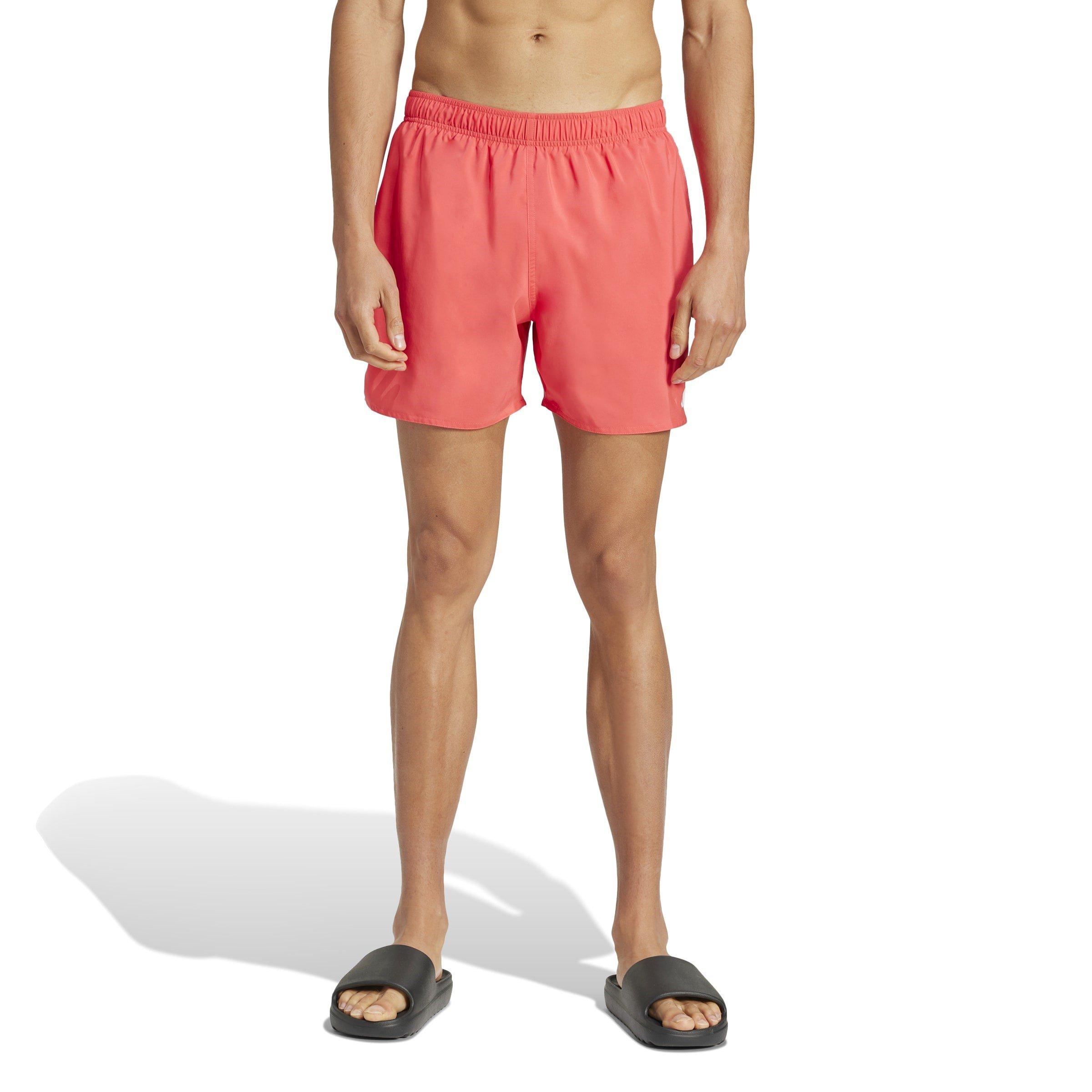 Lucid Red/White - adidas - Water React 5inch Swim Shorts Mens - 2