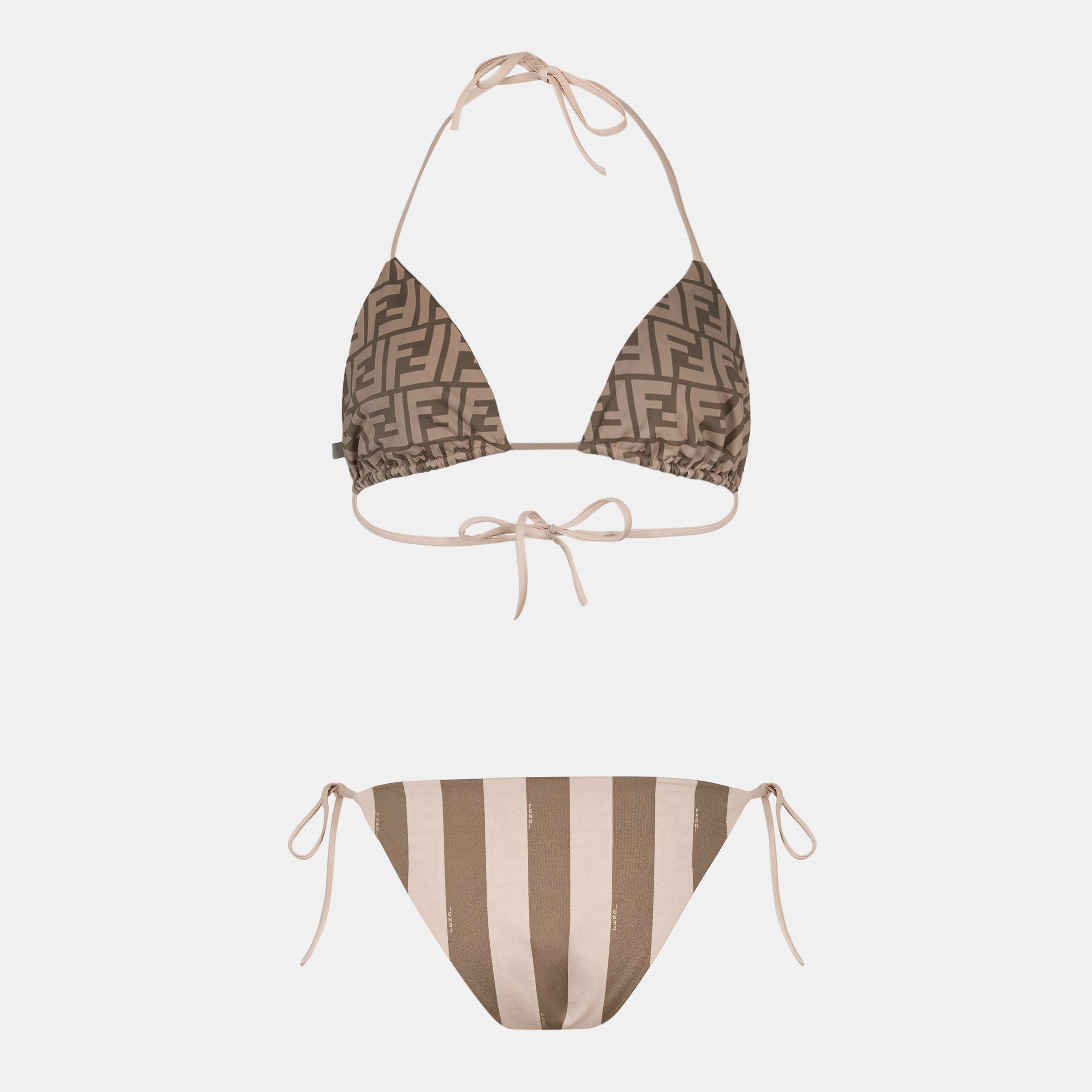 Toffee/Strawb - Fendi - Reversible Bikini Set - 2