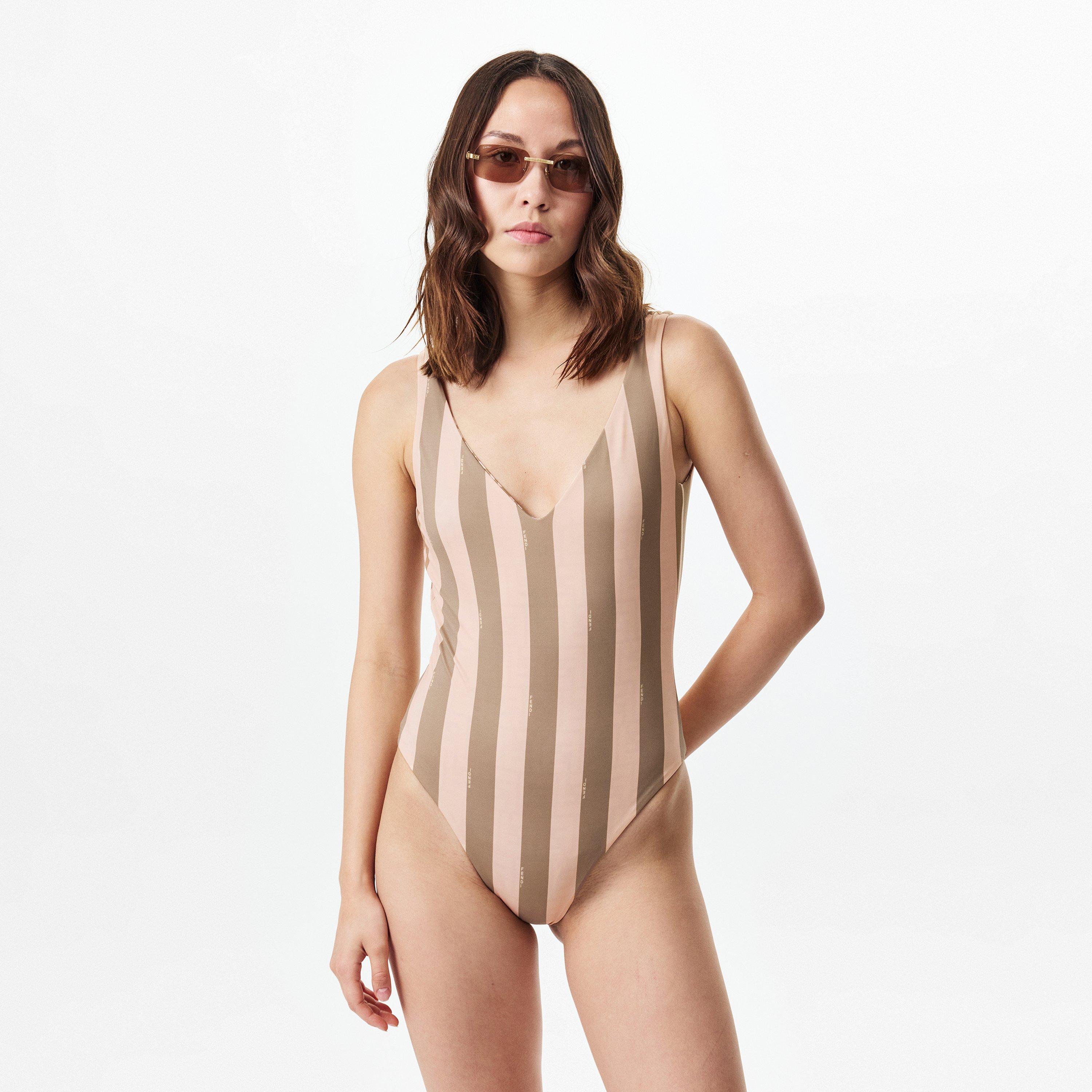 Toffee/Strawb - Fendi - Reversible Swimsuit - 3