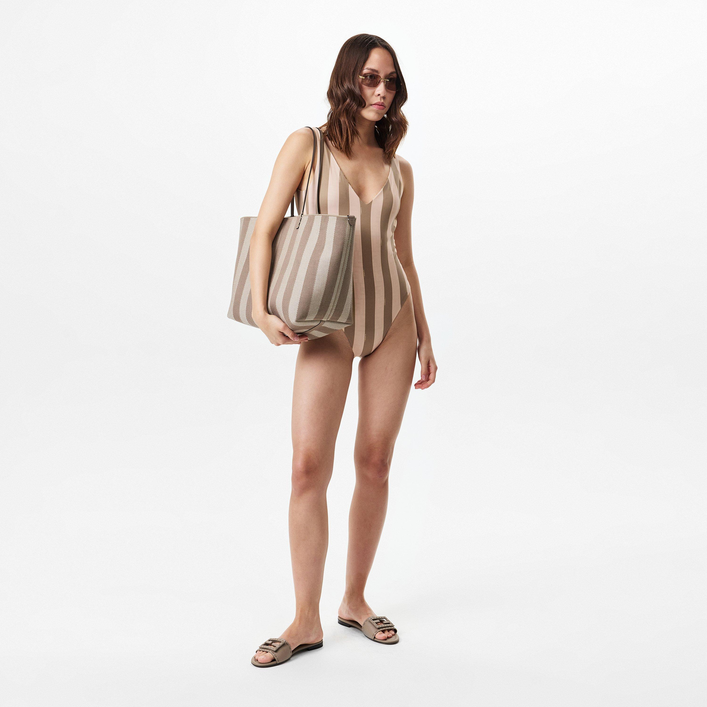 Toffee/Strawb - Fendi - Reversible Swimsuit - 5