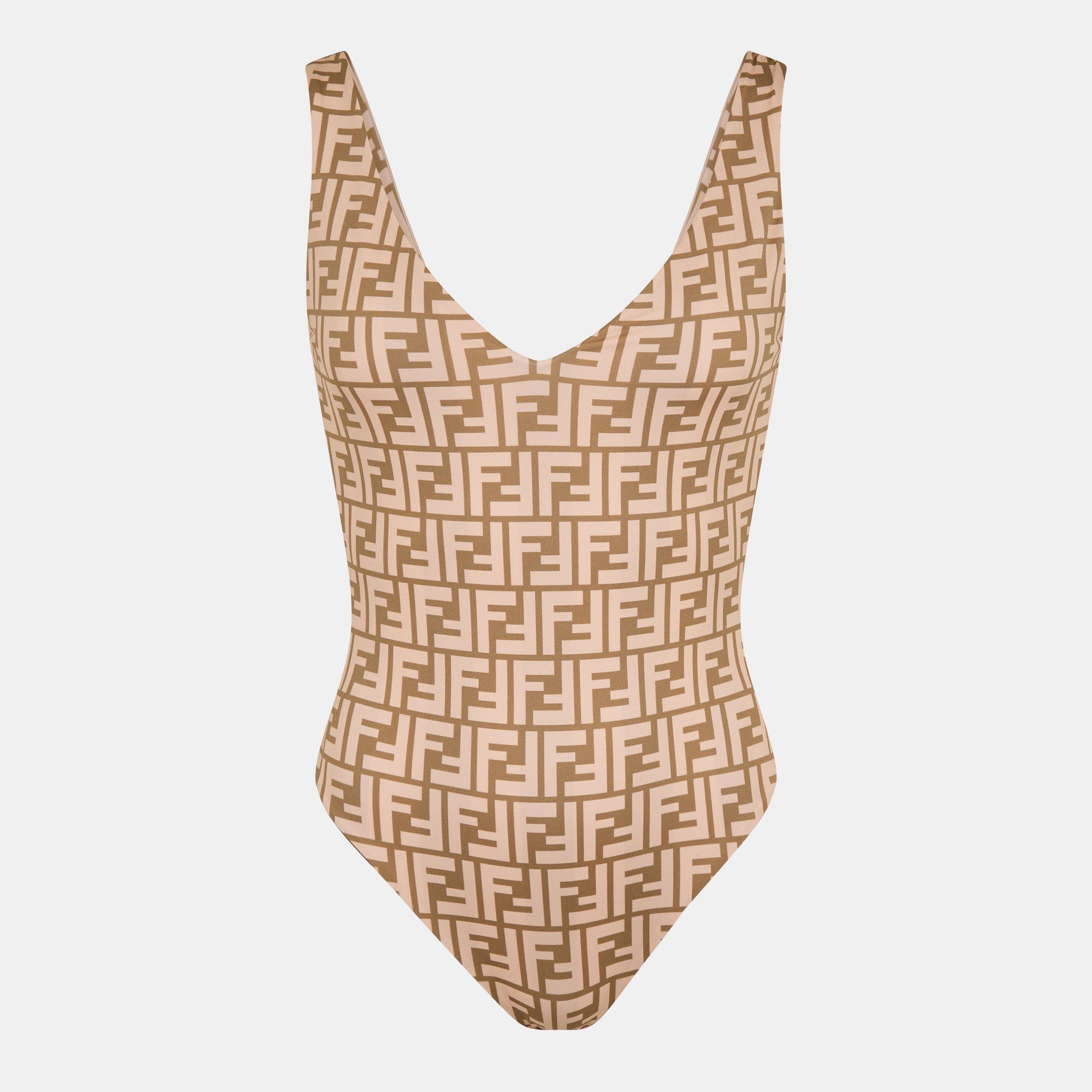 Toffee/Strawb - Fendi - Reversible Swimsuit - 6
