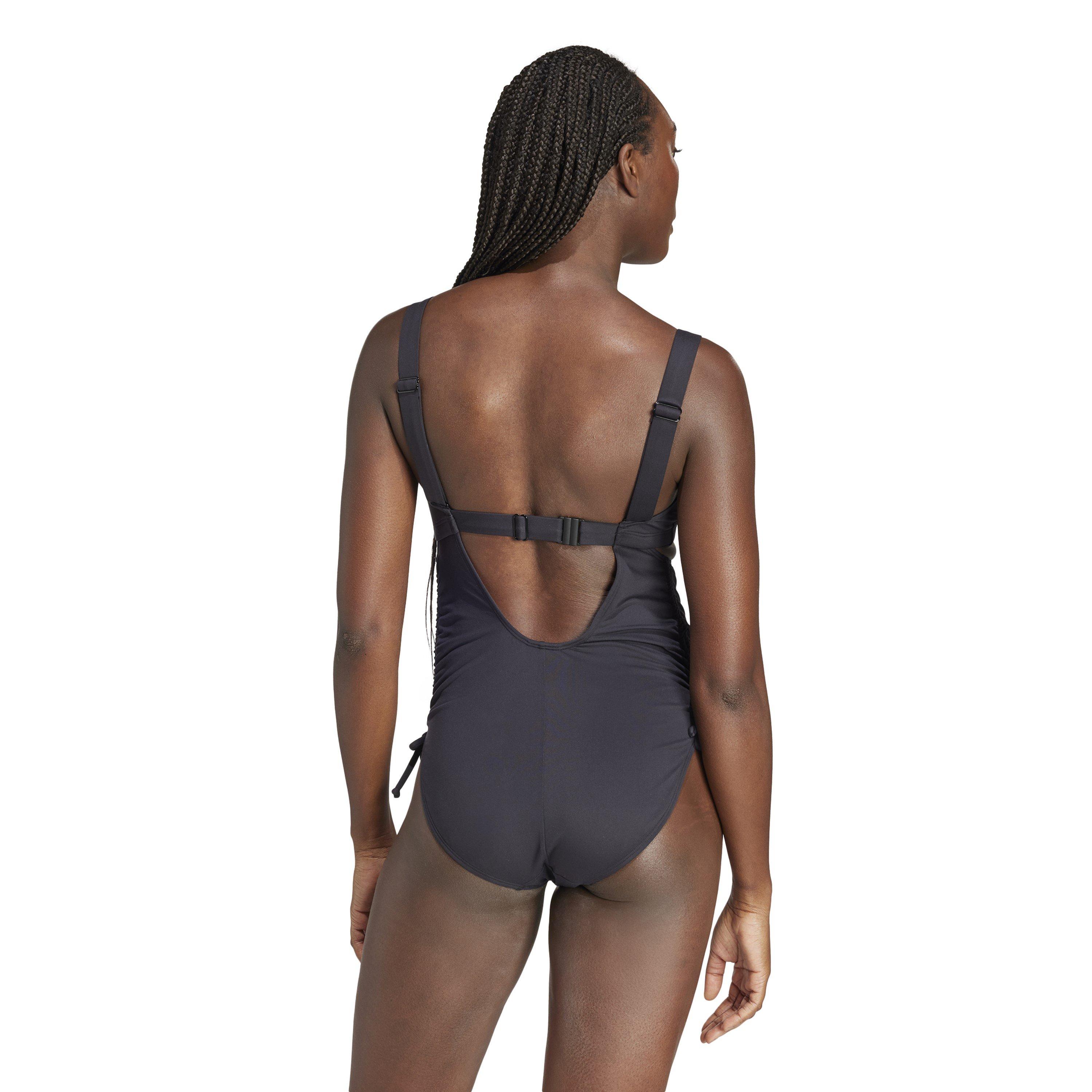 Black - adidas - Maternity Swmsw One Piece Swimsuit Womens - 3