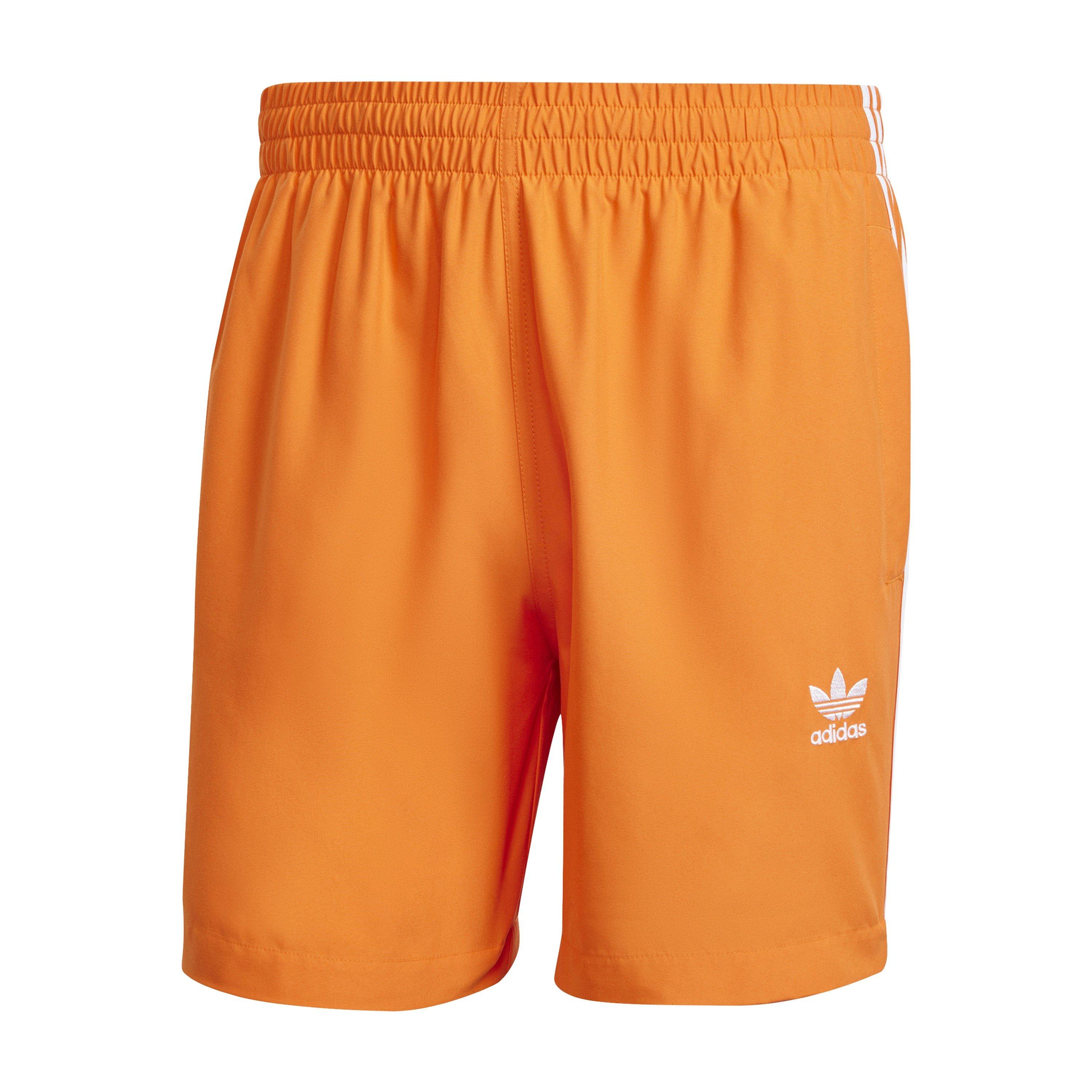 Adidas Men's Swim Shorts - Orange - XS