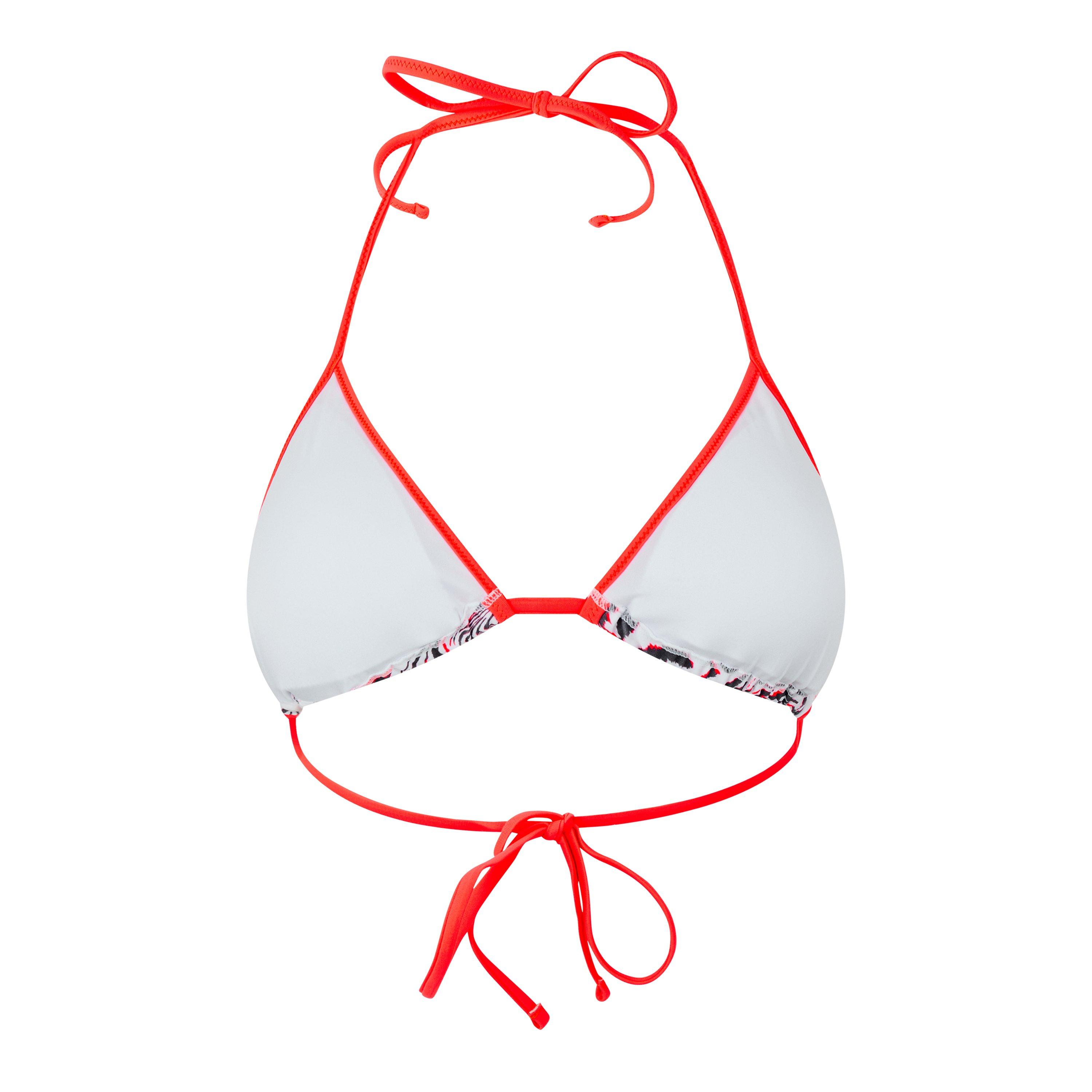 Wit / Grijs - Puma - All Over Print Triangle Bikini - 2