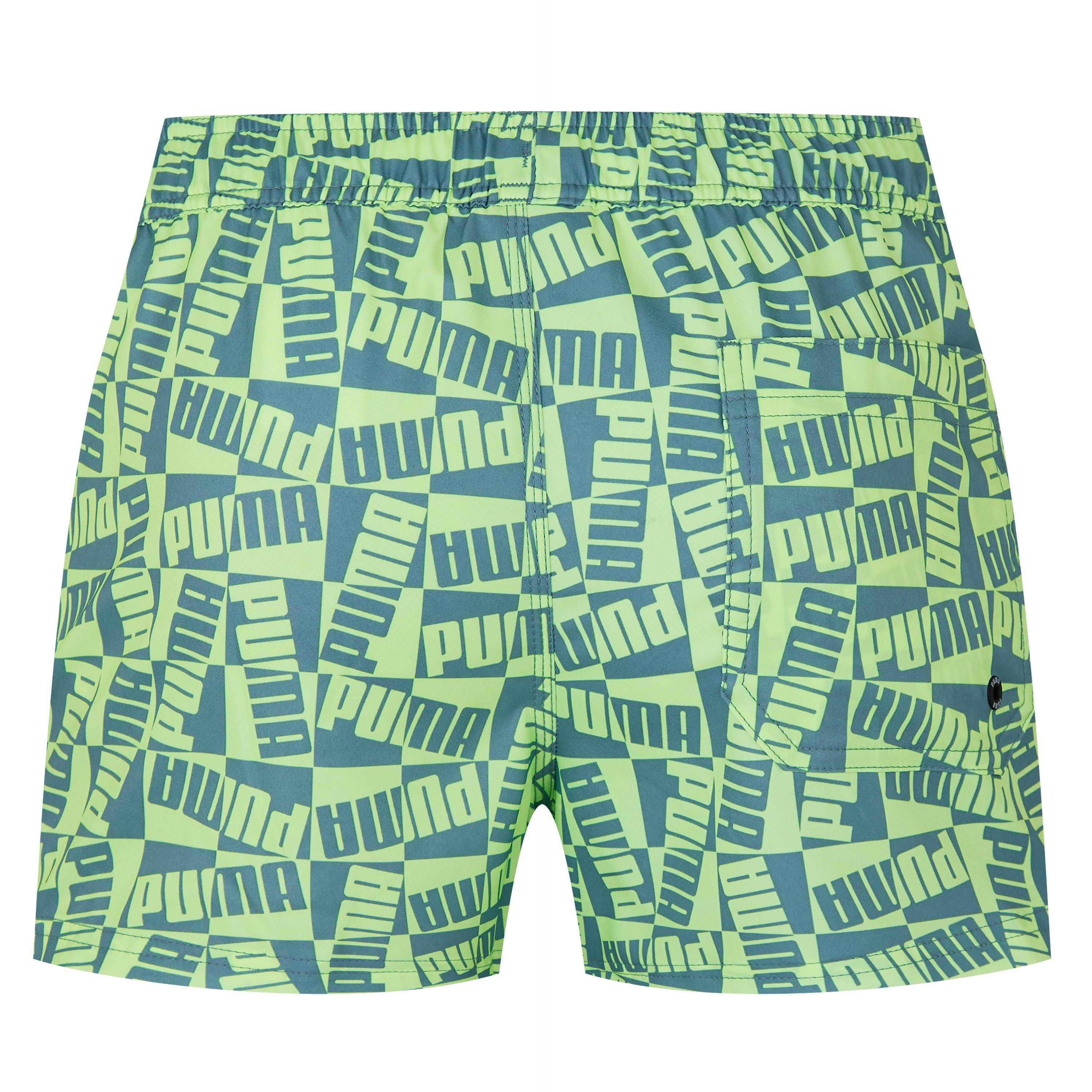 Mineralno plava - Puma - Logo Swim Shorts - 2
