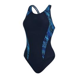 Speedo Allover Logo Bikini Womens