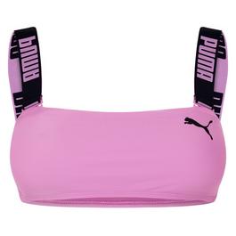 Puma Swimwear Bandeau Bikini Top Womens