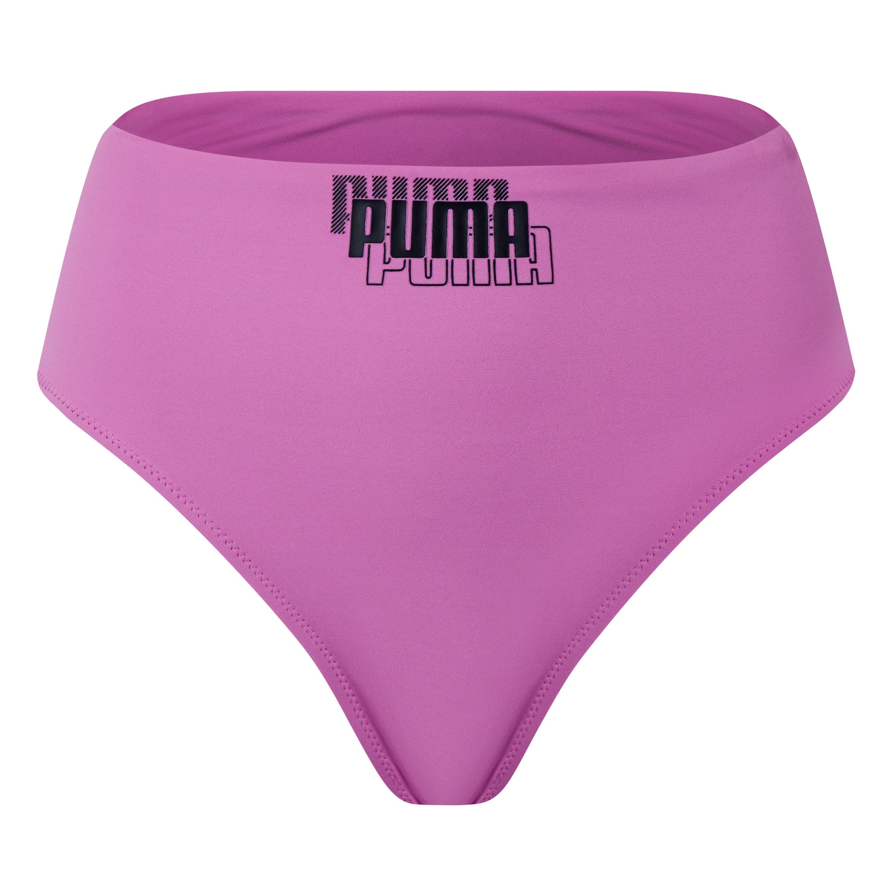 Puma Women's Heavyweight Bikini Bottom - Pink Combo - 16 (XL)