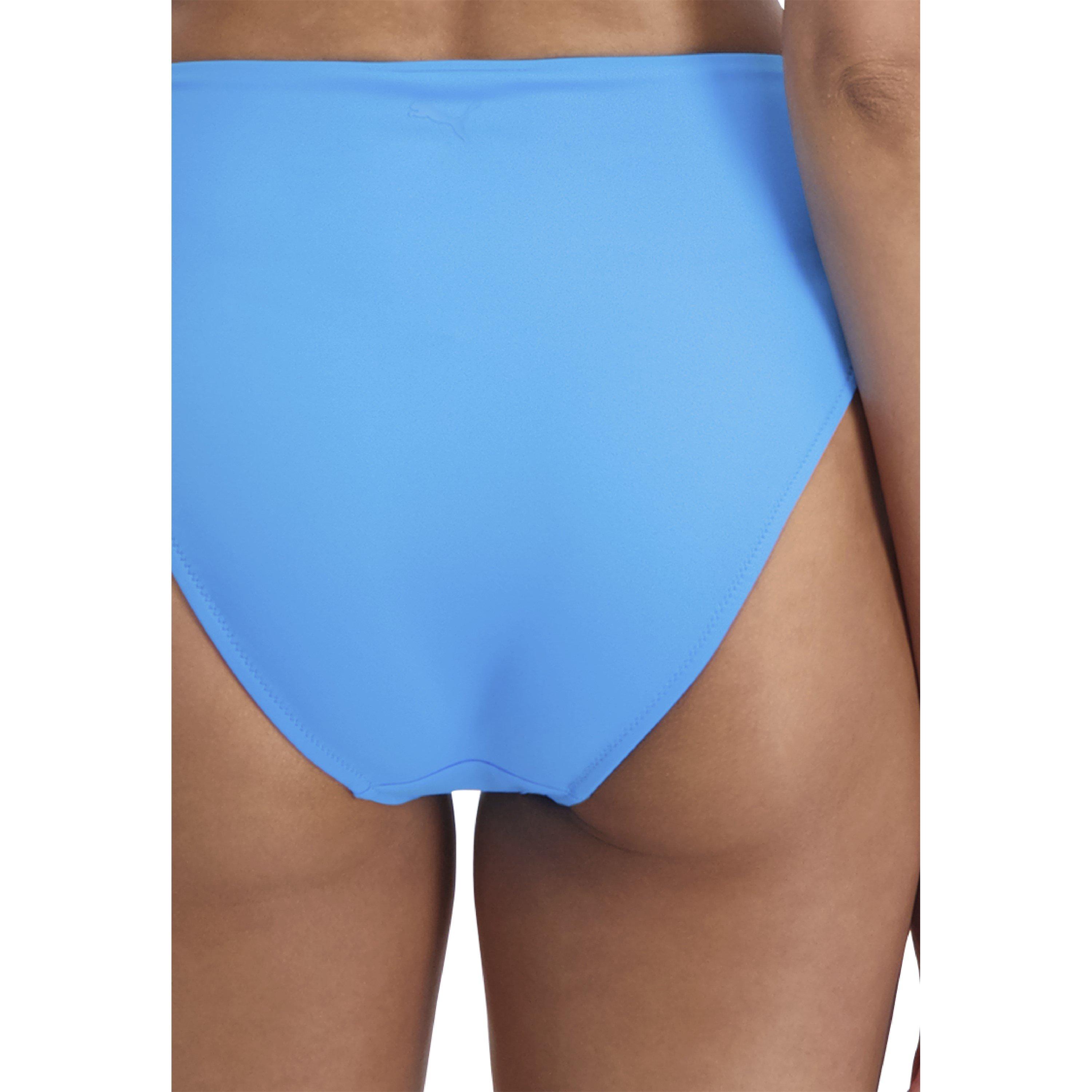 Puma Women's Heavyweight Bikini Bottom - Blue Combo - 12 (M)
