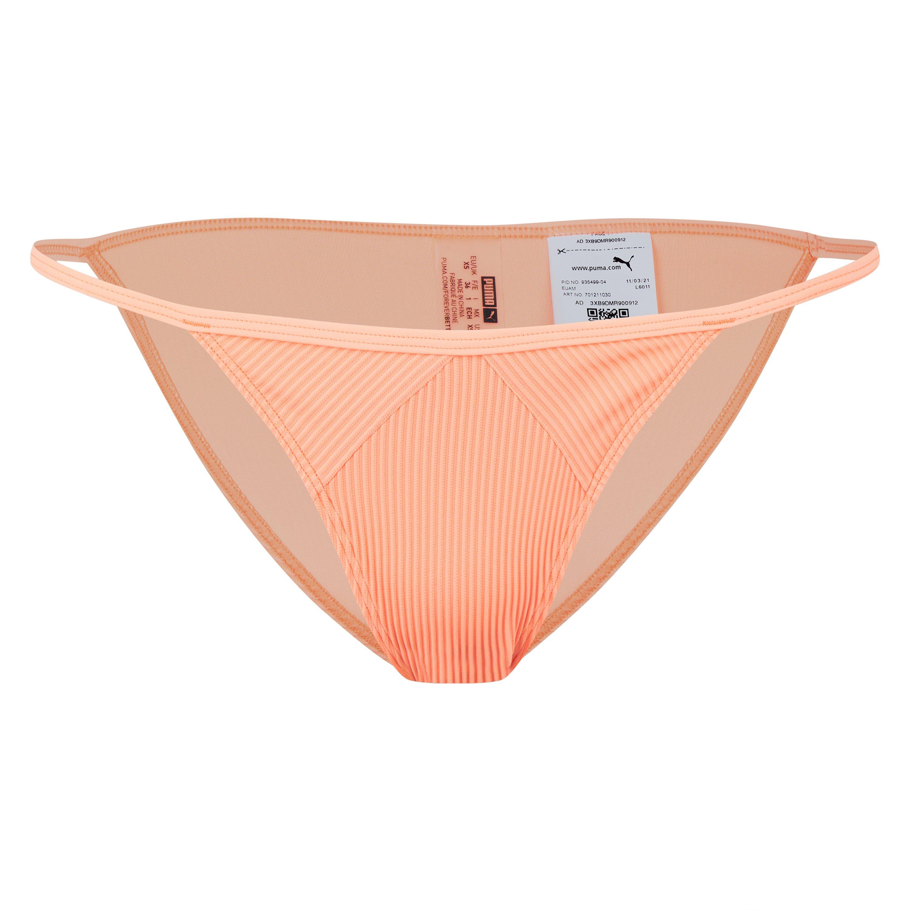 Seamless Ribbed Tanga Bikini Bottom