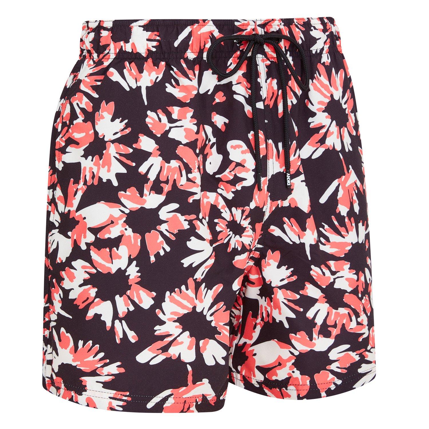 Crna/Mlt Print - DKNY - Mens Swim Shorts Similan - 3