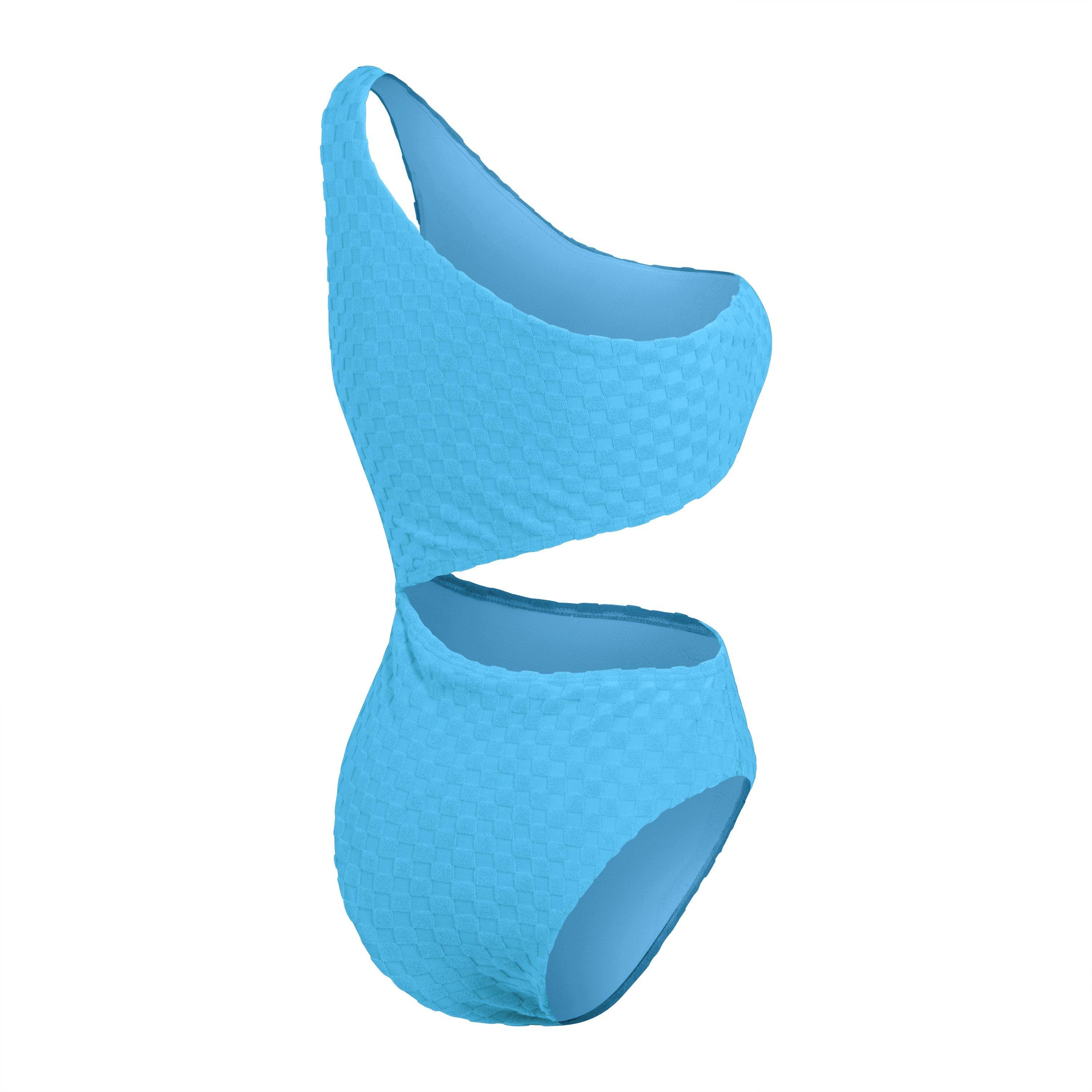 Blue - Speedo - Women's Ty C Out One Piece Swimsuit - 2