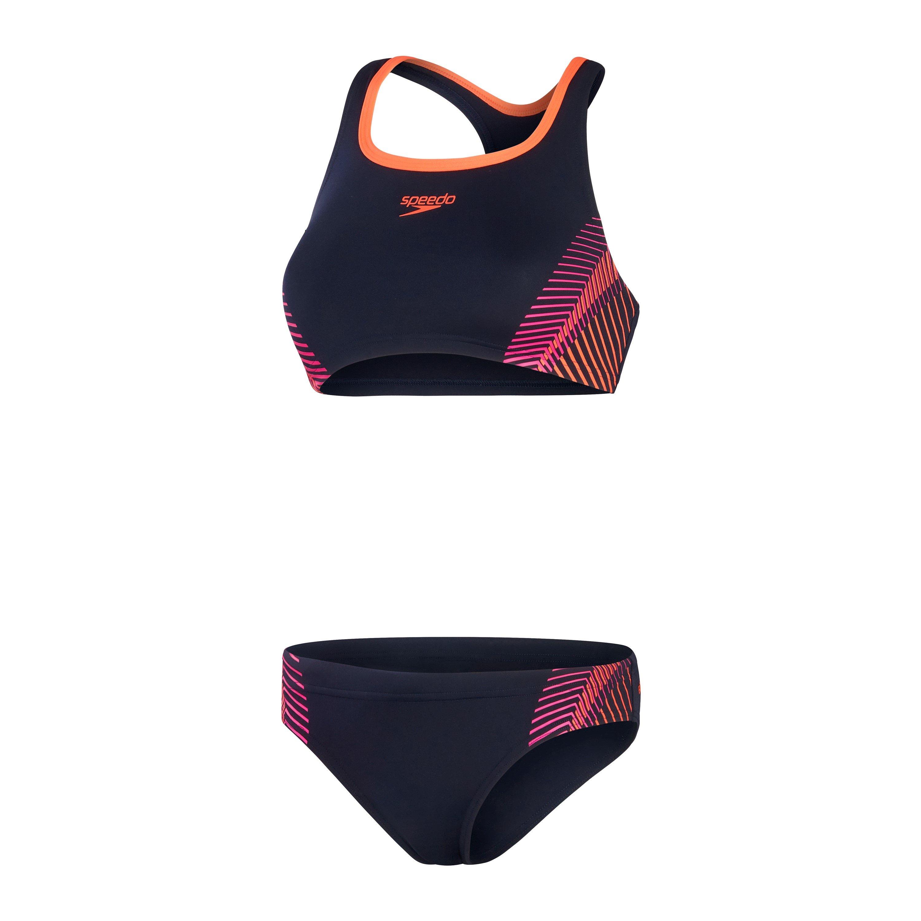 Navy/Pink - Speedo - Women's Two Piece Swimsuit - 1