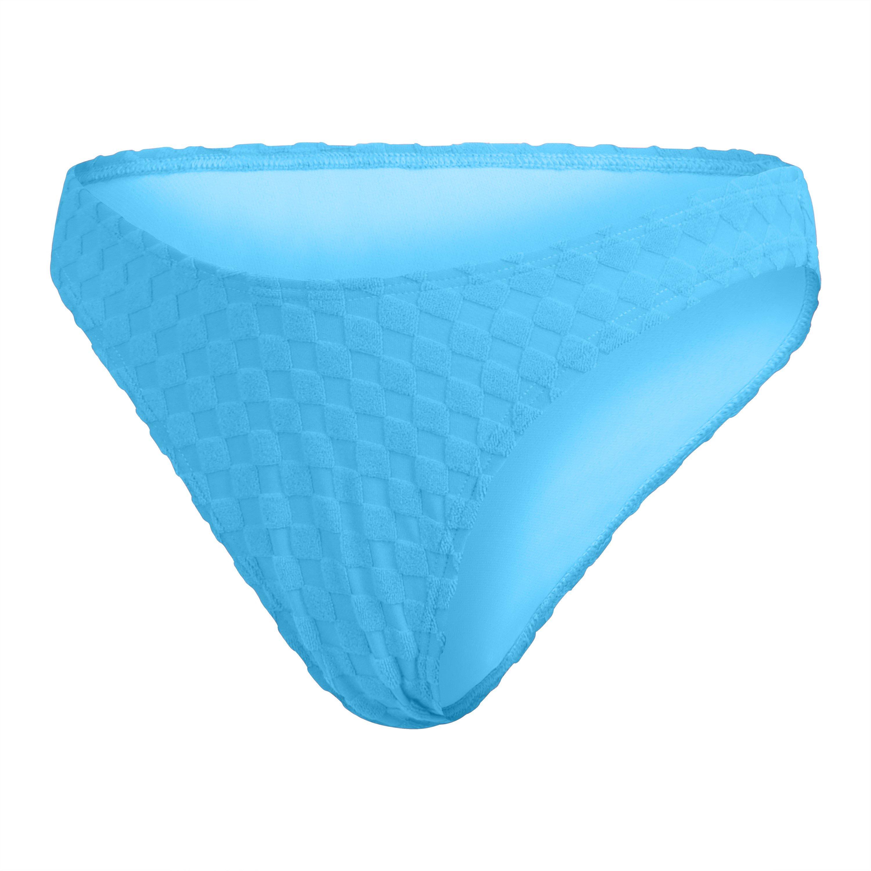 Speedo Women's Terry High Waisted Bikini Bottoms - Bue - 18 (2XL)