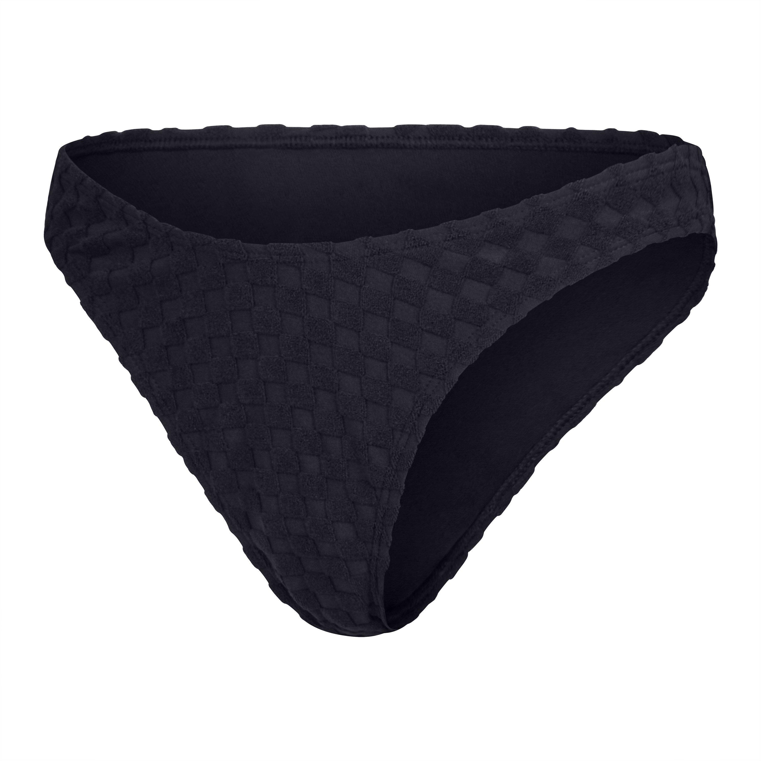 Speedo Women's Terry High Waisted Bikini Bottoms - Grey - 18 (2XL)