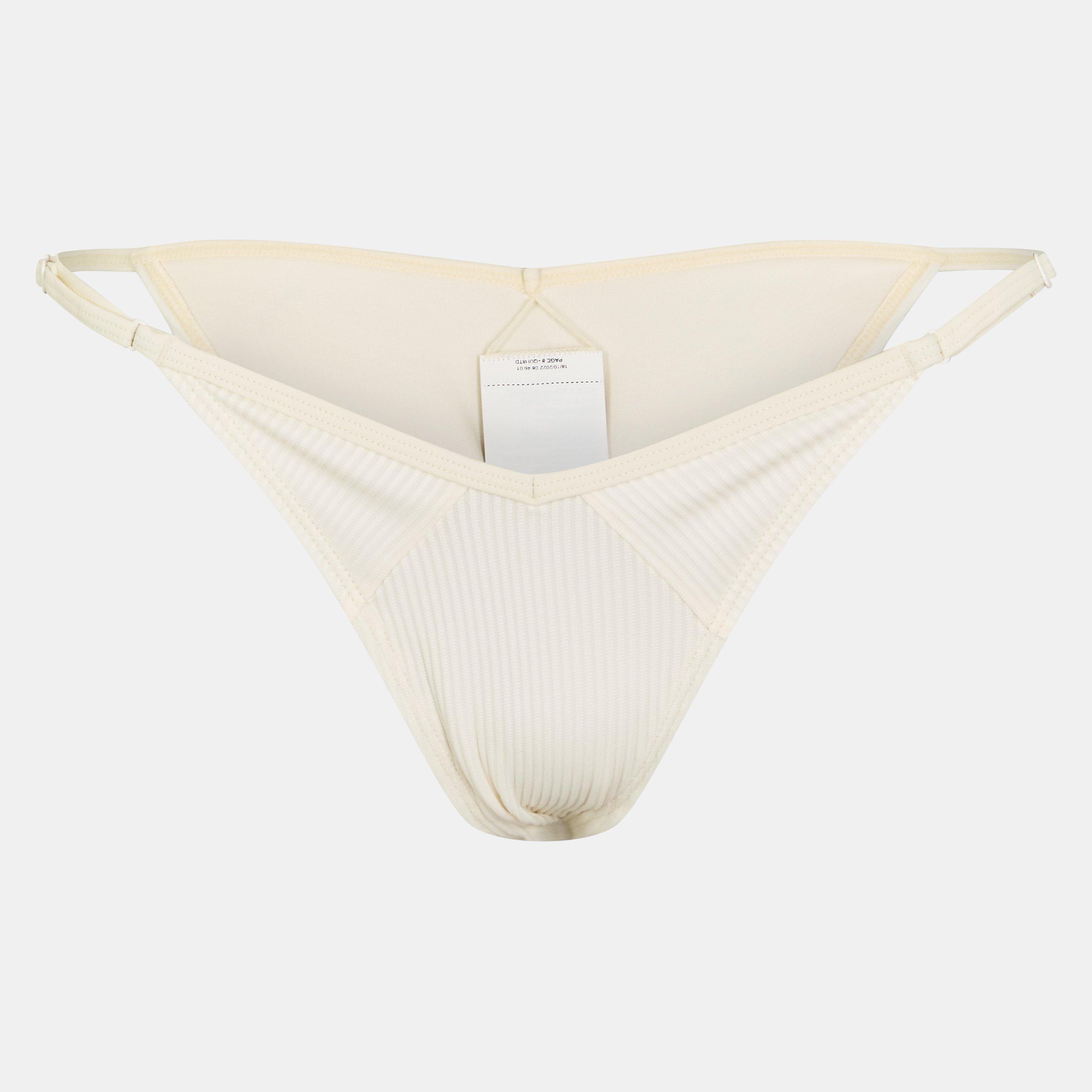 White Combo - Puma - Tanga Bikini Bottoms Womens - 1