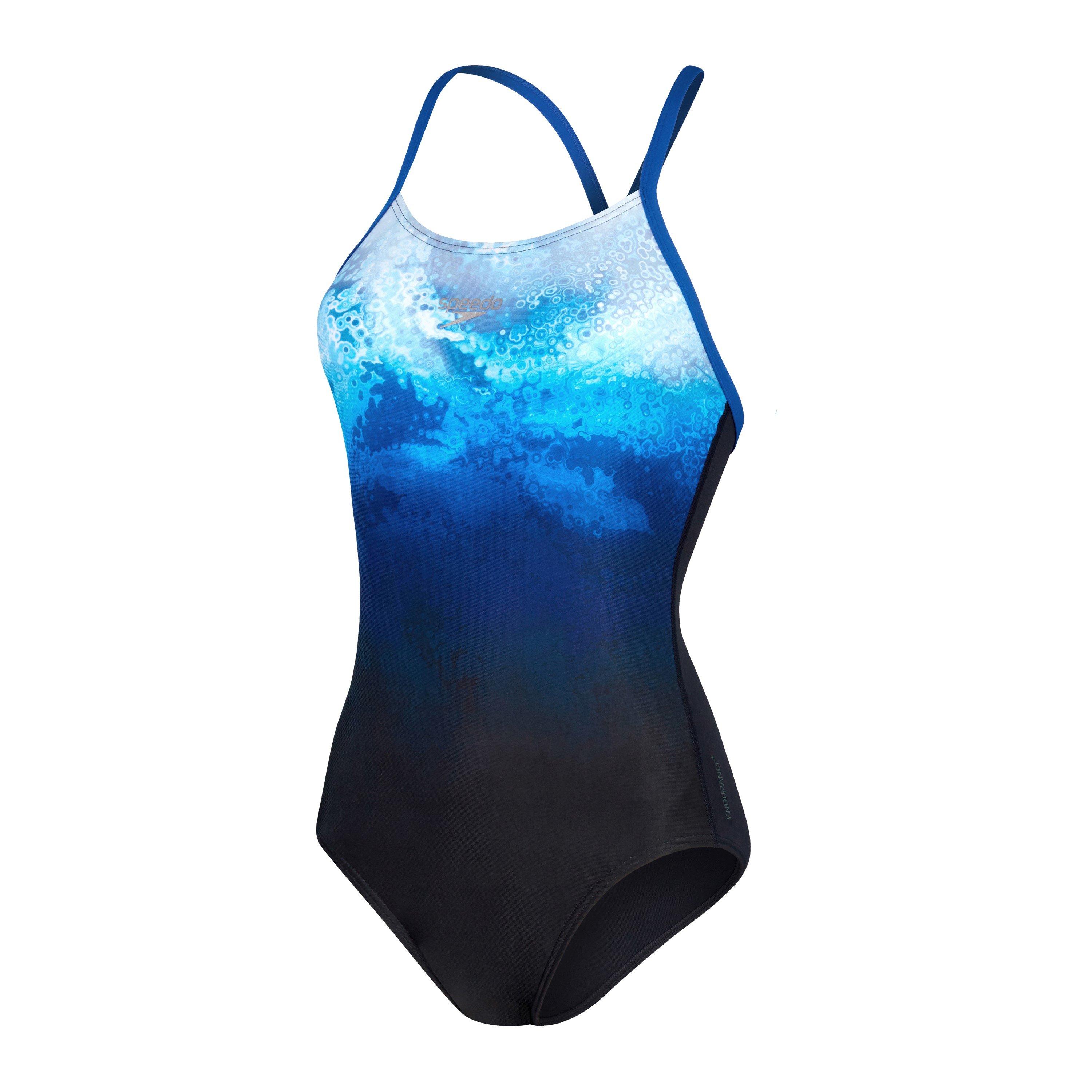 Black/Blue - Speedo - Women's One Piece Swimsuit - 1