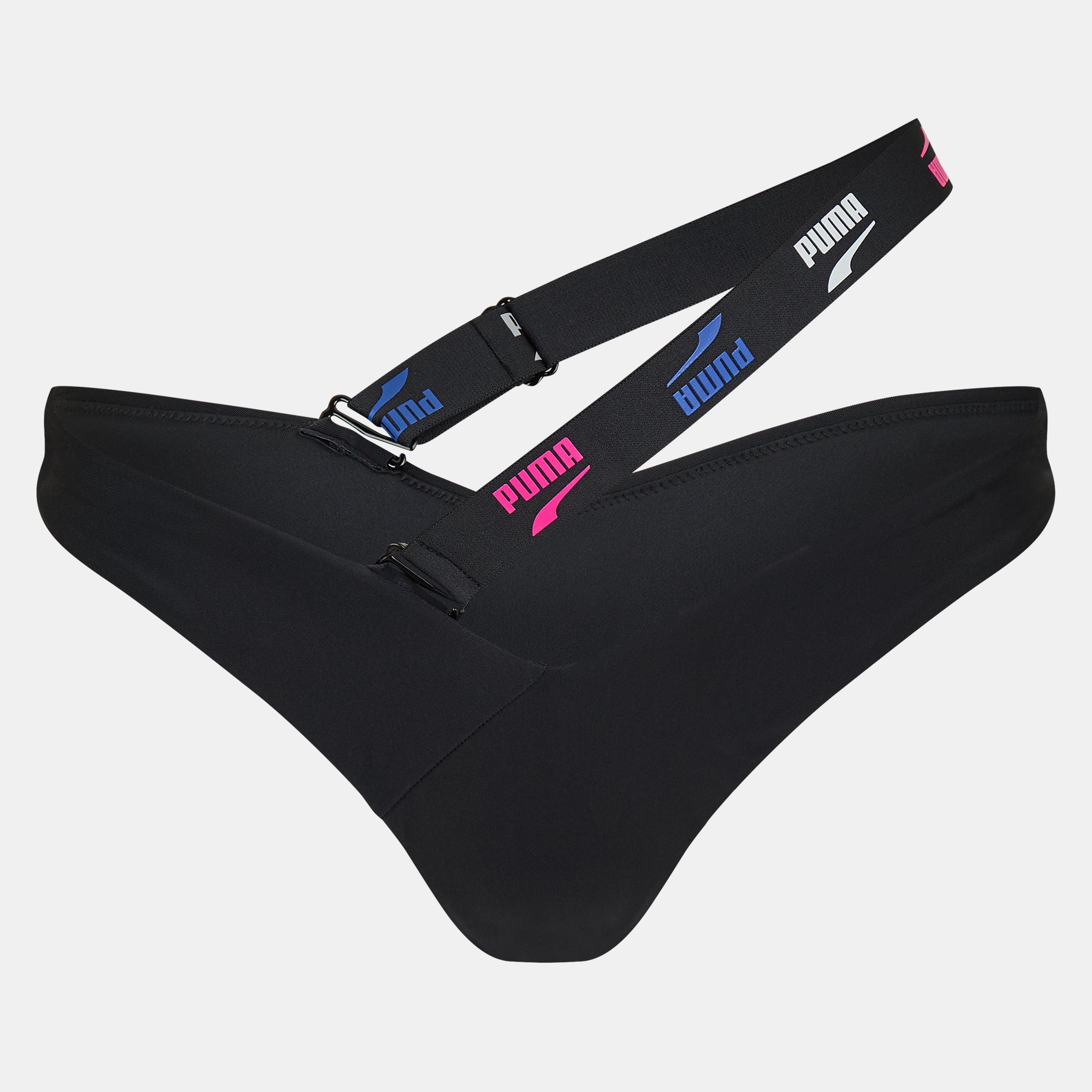 Puma Women's Swim V Brief Bikini Bottom - Black Combo - 8 (XS)