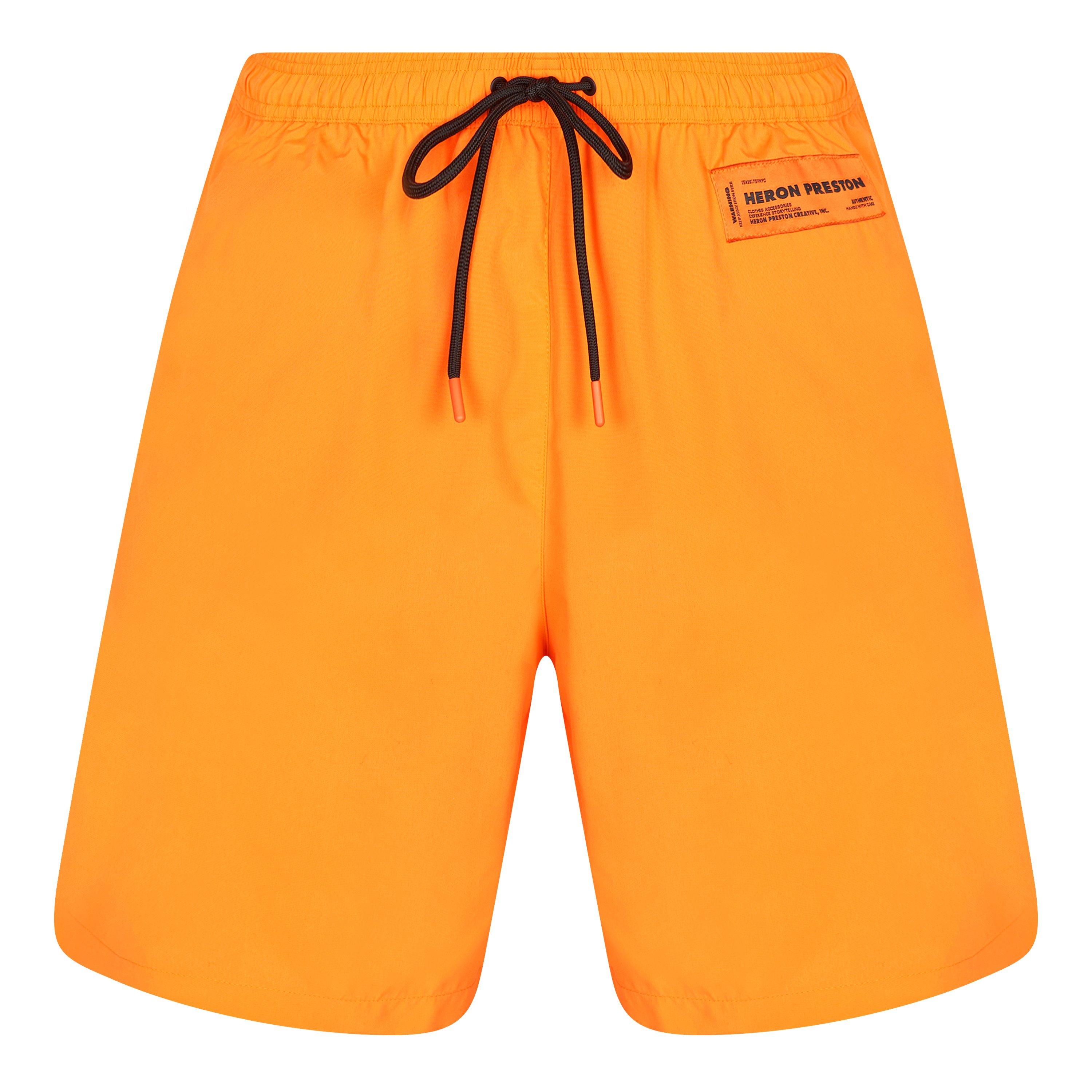 Orange 2200 - Heron Preston - Logo Patch Swim Shorts - 1