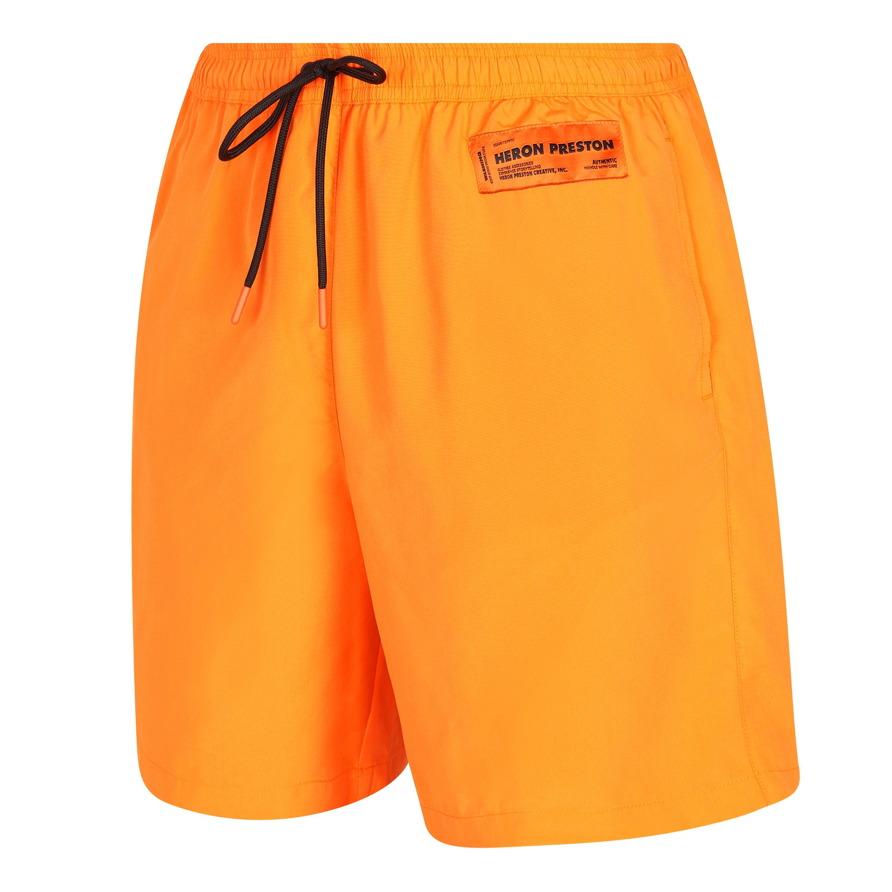 Orange 2200 - Heron Preston - Logo Patch Swim Shorts - 6